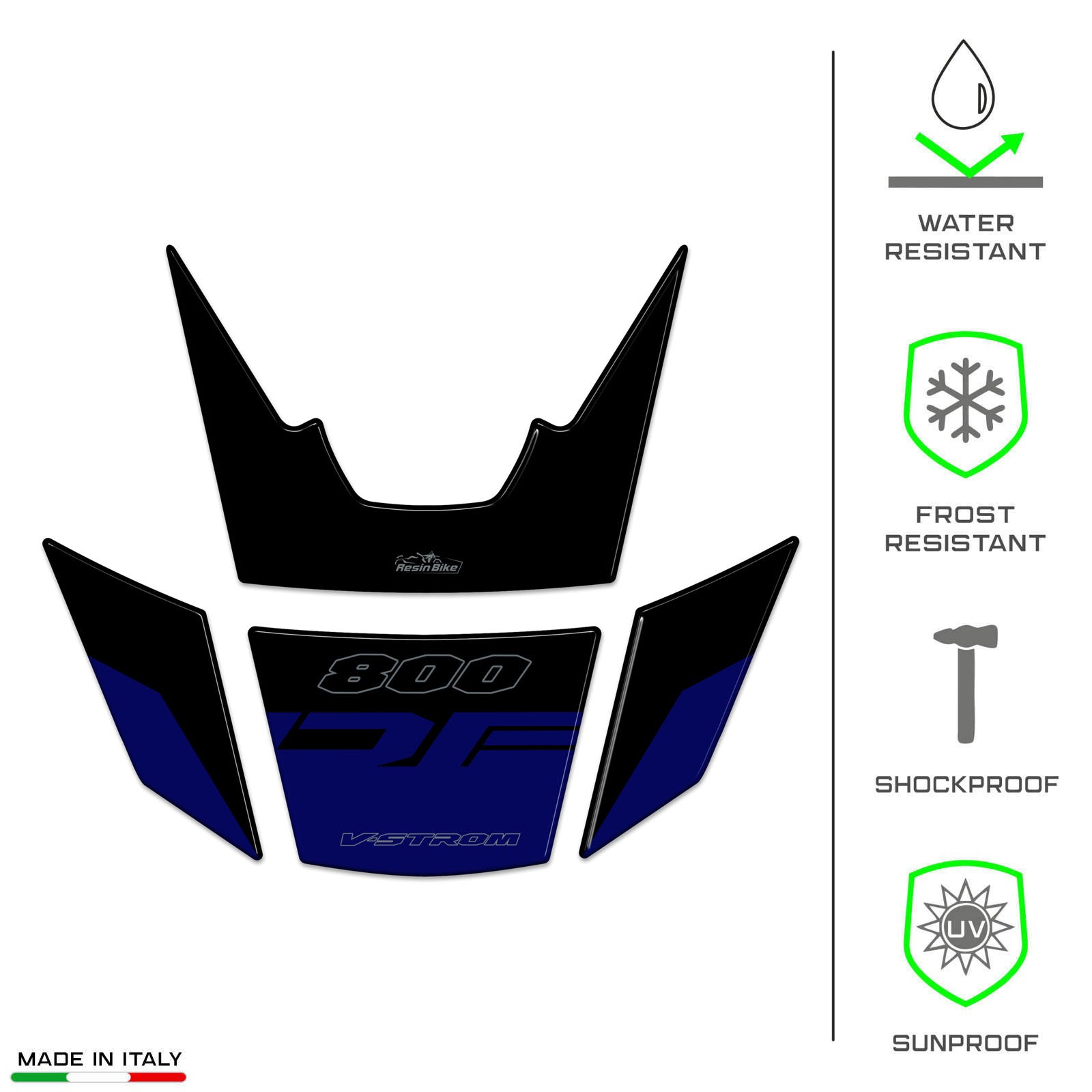 Resin Bike 3D Motorcycle Stickers - Beak | Suzuki V-Strom 800DE 2023>2024 RB-1000702200004 - Pyramid Motorcycle Accessories