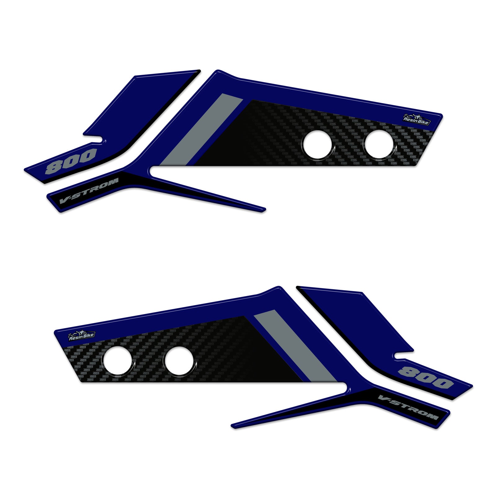Resin Bike 3D Motorcycle Stickers - Handguards | Suzuki V-Strom 800DE 2023>2024 RB-1000702300001 - Pyramid Motorcycle Accessories