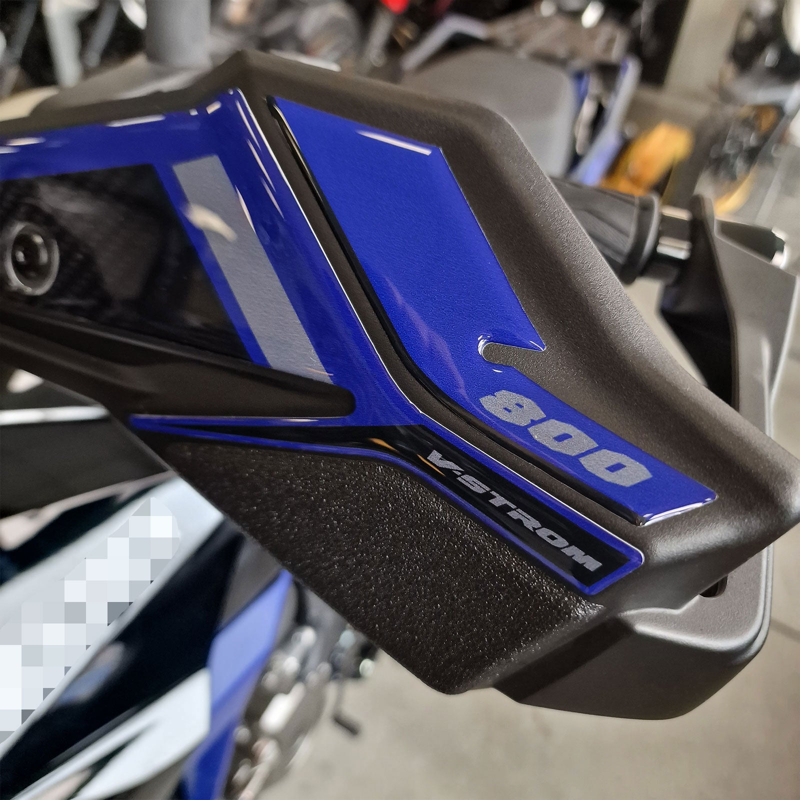 Resin Bike 3D Motorcycle Stickers - Handguards | Suzuki V-Strom 800DE 2023>2024 RB-1000702300001 - Pyramid Motorcycle Accessories