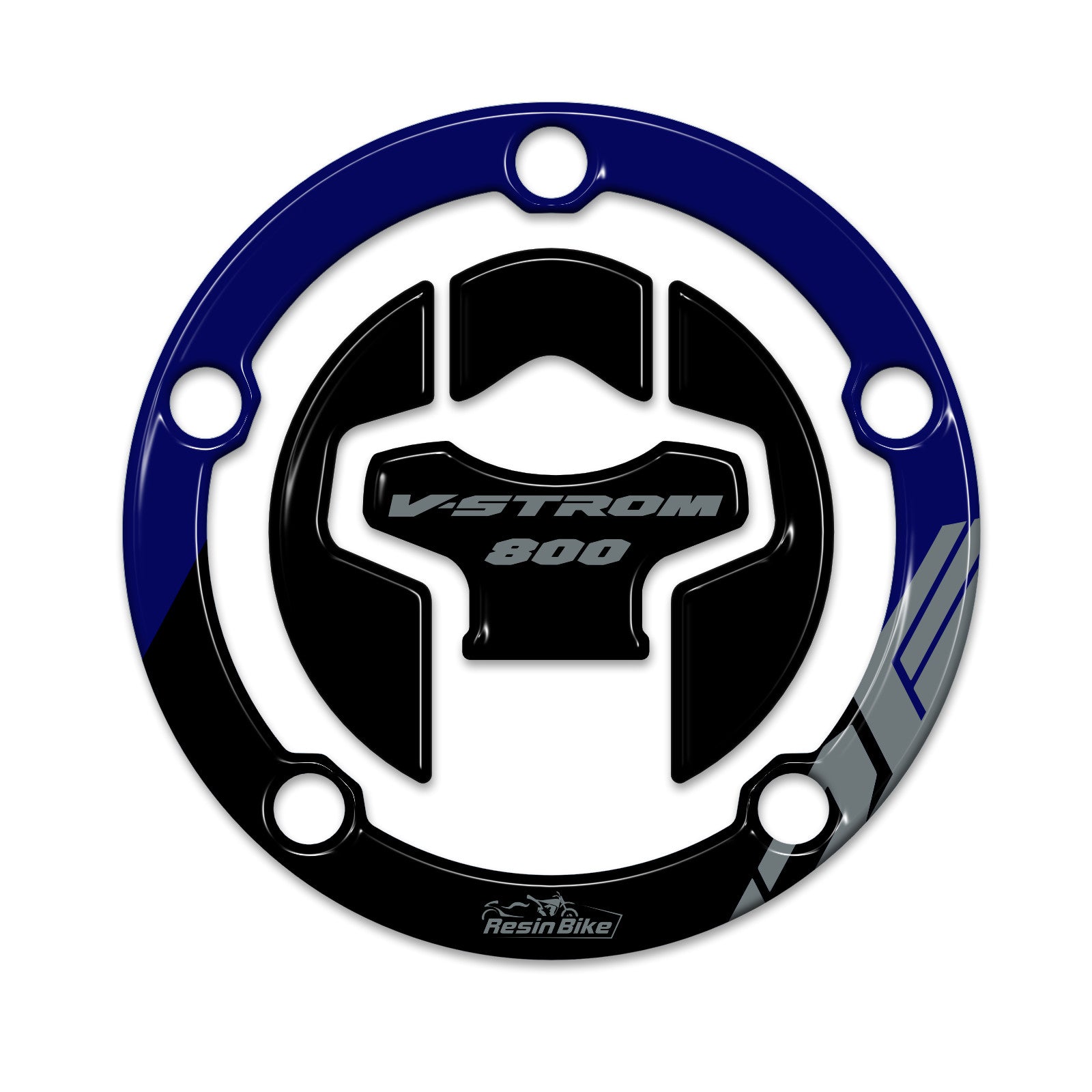 Resin Bike 3D Motorcycle Stickers - Fuel Cap | Suzuki V-Strom 800DE 2023>2024 RB-1000701900004 - Pyramid Motorcycle Accessories