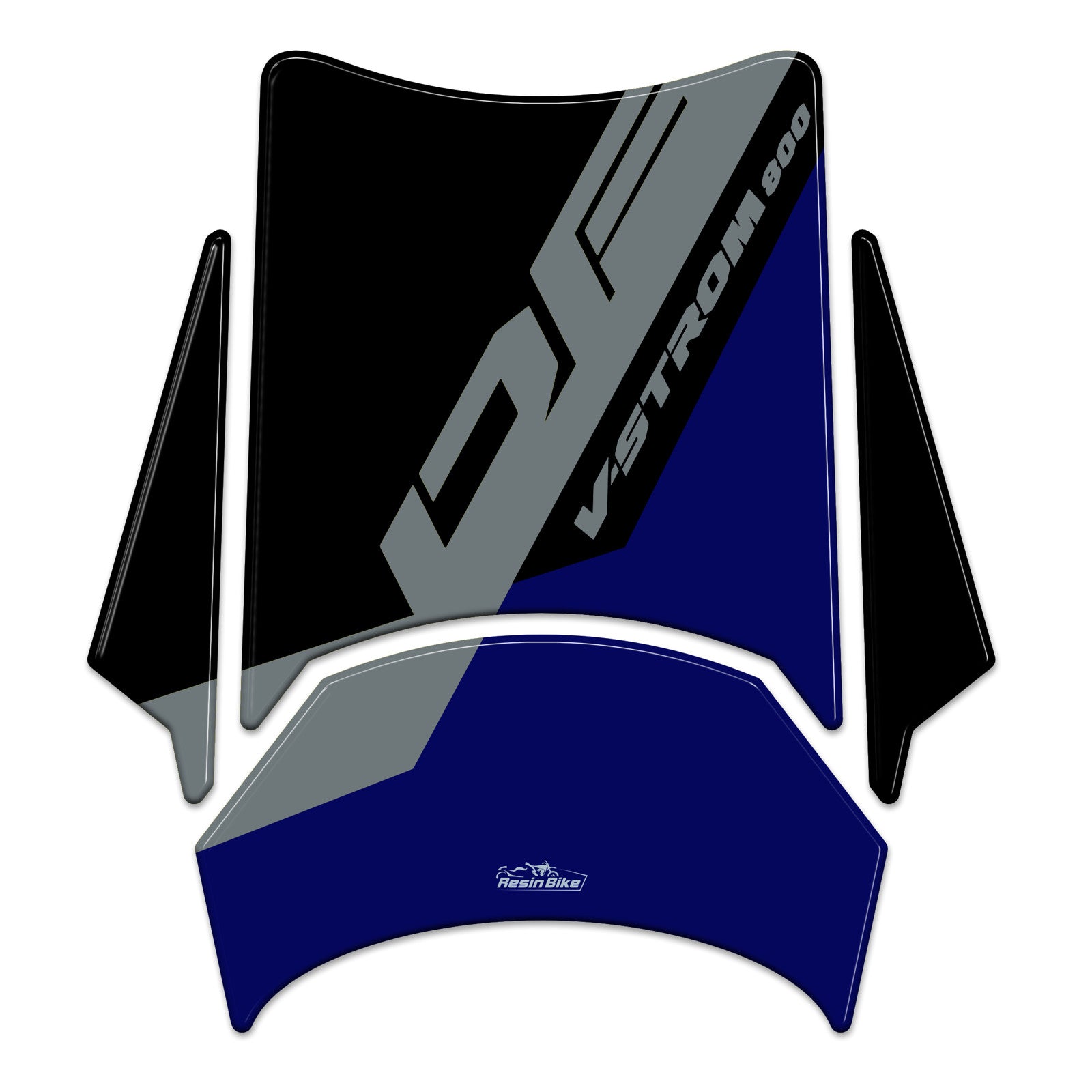 Resin Bike 3D Motorcycle Stickers - Tank Pad | Suzuki V-Strom 800DE 2023>2024 RB-1000701700000 - Pyramid Motorcycle Accessories