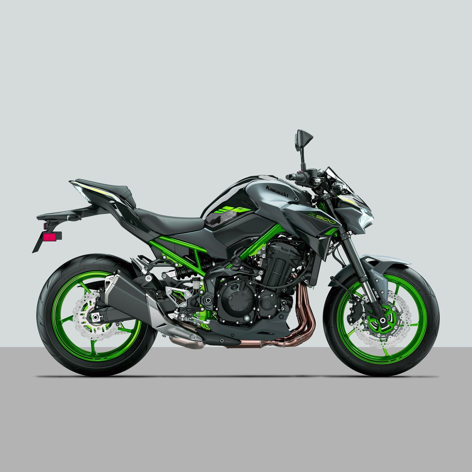 Resin Bike 3D Motorcycle Stickers - Tank Kit | Kawasaki Z 900 2021>2024 - Pyramid Motorcycle Accessories