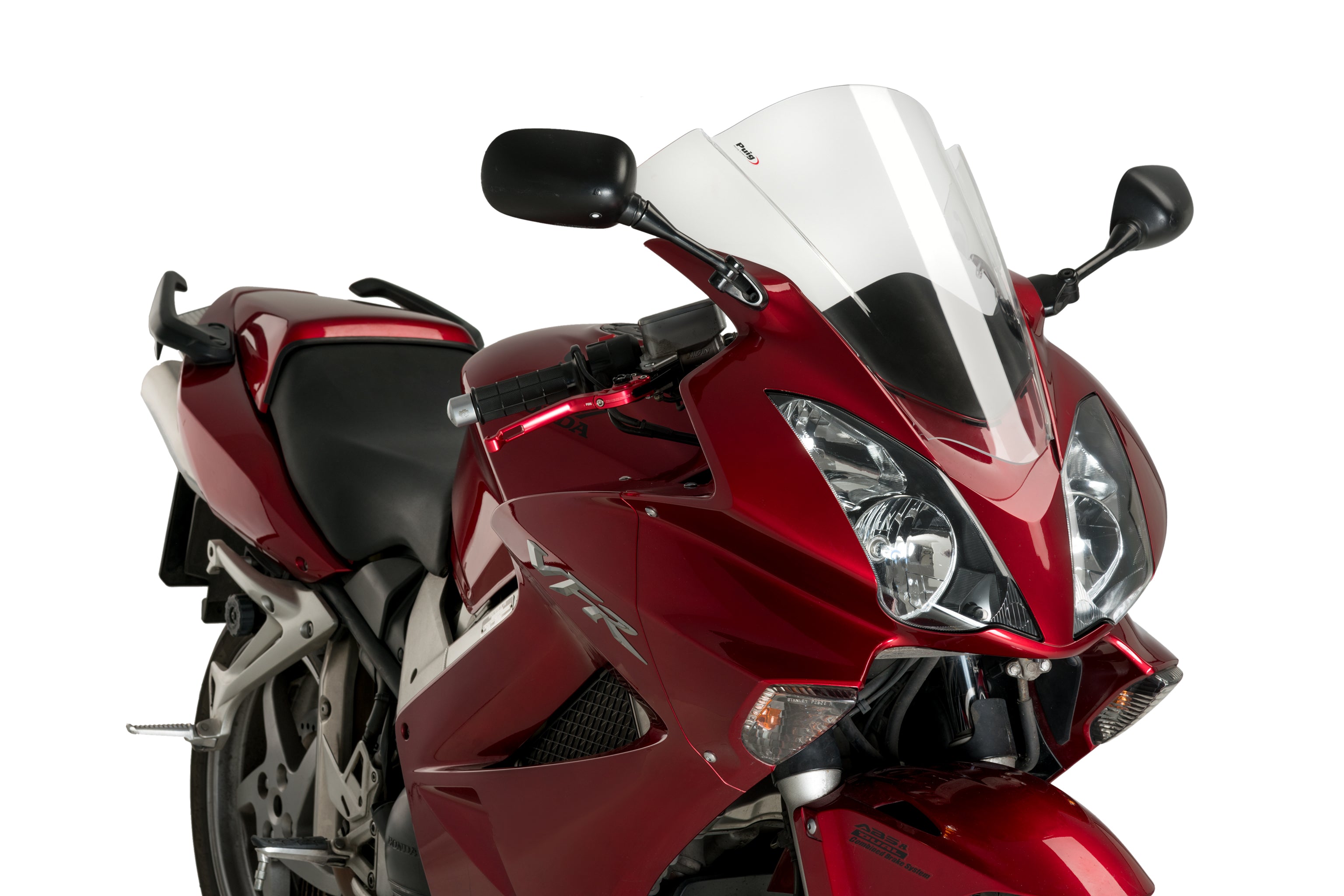 Puig Racing Screen | Clear | Honda VFR 800 V-Tec 2002>2013 - Pyramid Motorcycle Accessories