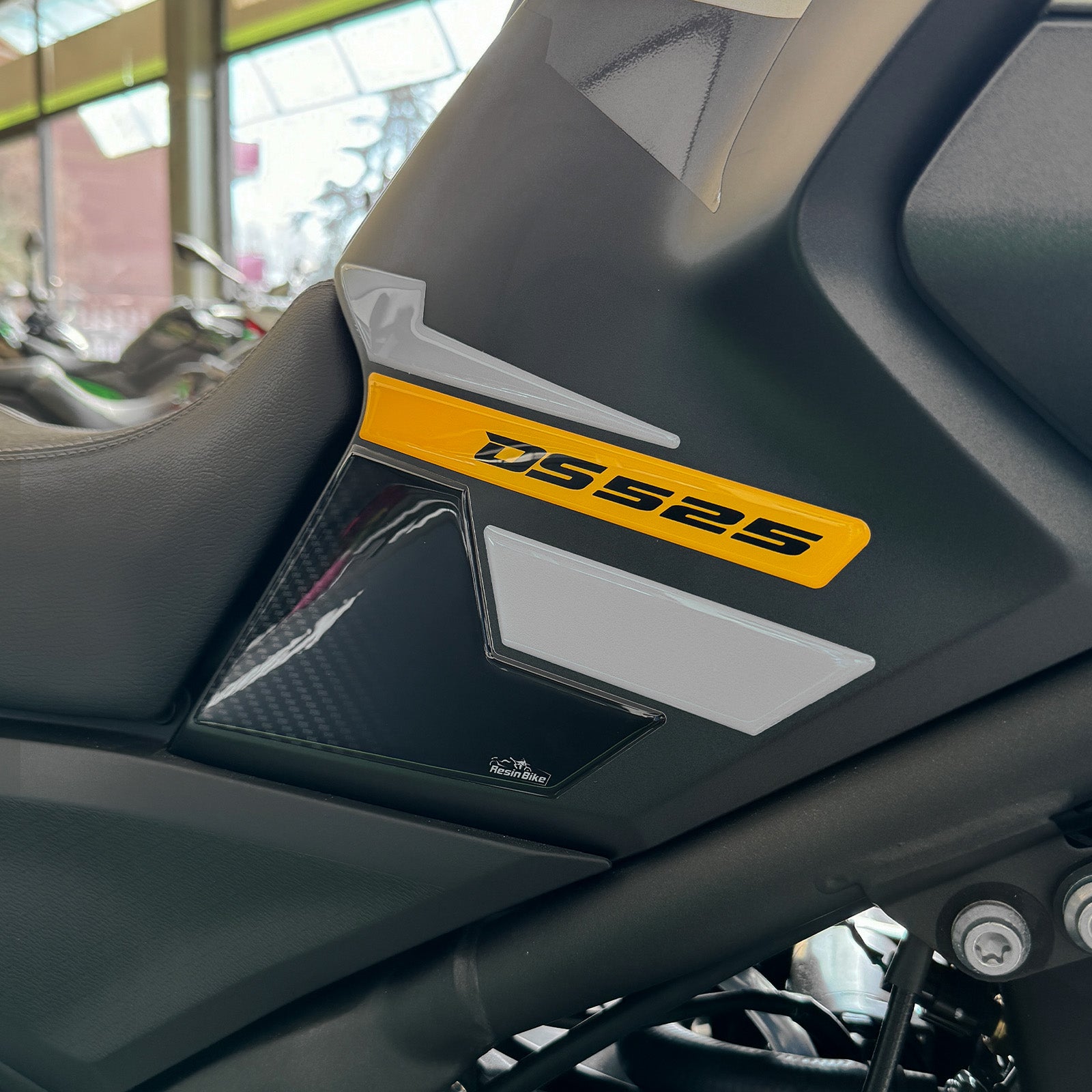 Resin Bike 3D Motorcycle Stickers - Tank Sides | Voge DS525X 2023>2025 RB-1000704600000 - Pyramid Motorcycle Accessories