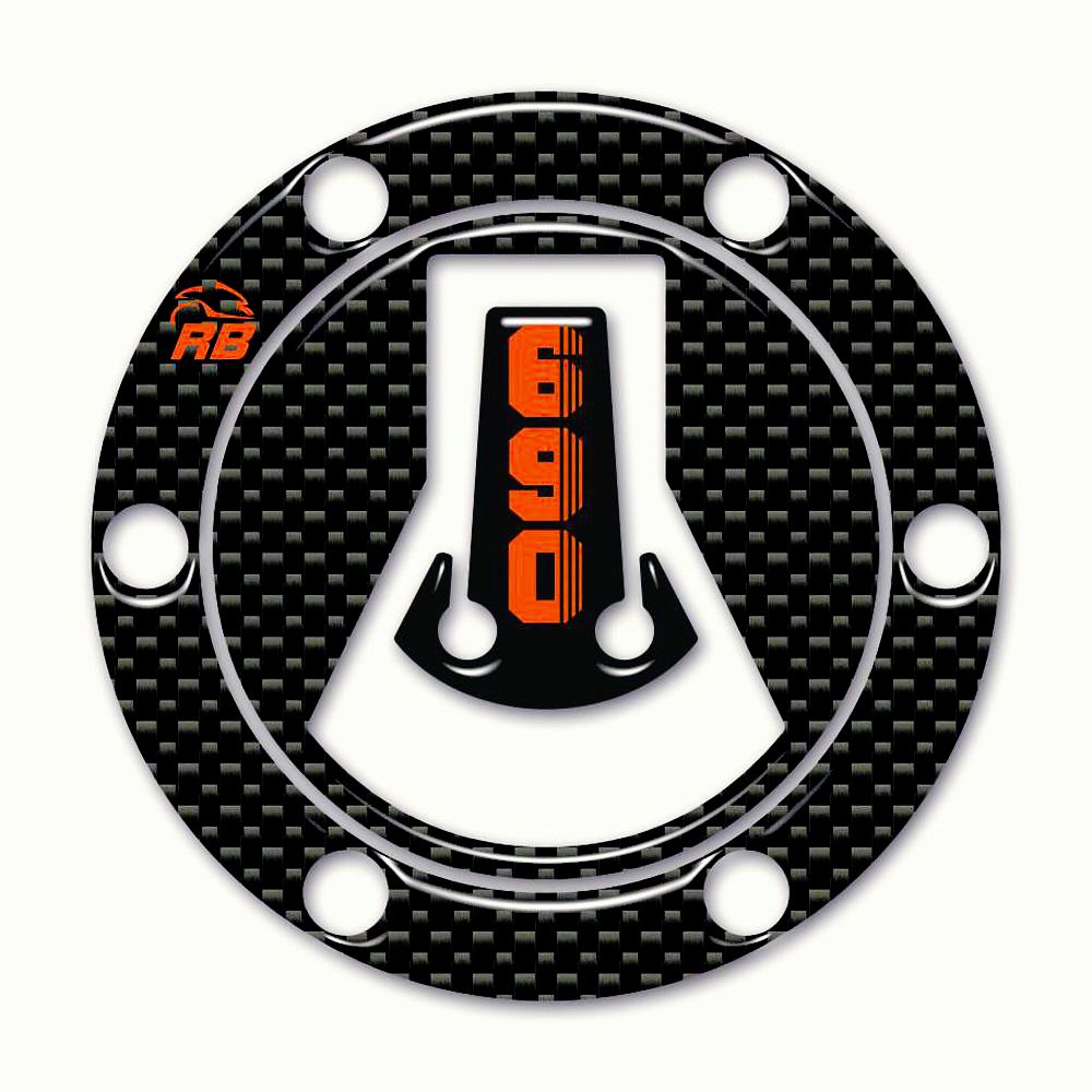 Resin Bike 3D Motorcycle Stickers - Fuel Cap | KTM 690 Duke - Pyramid Motorcycle Accessories