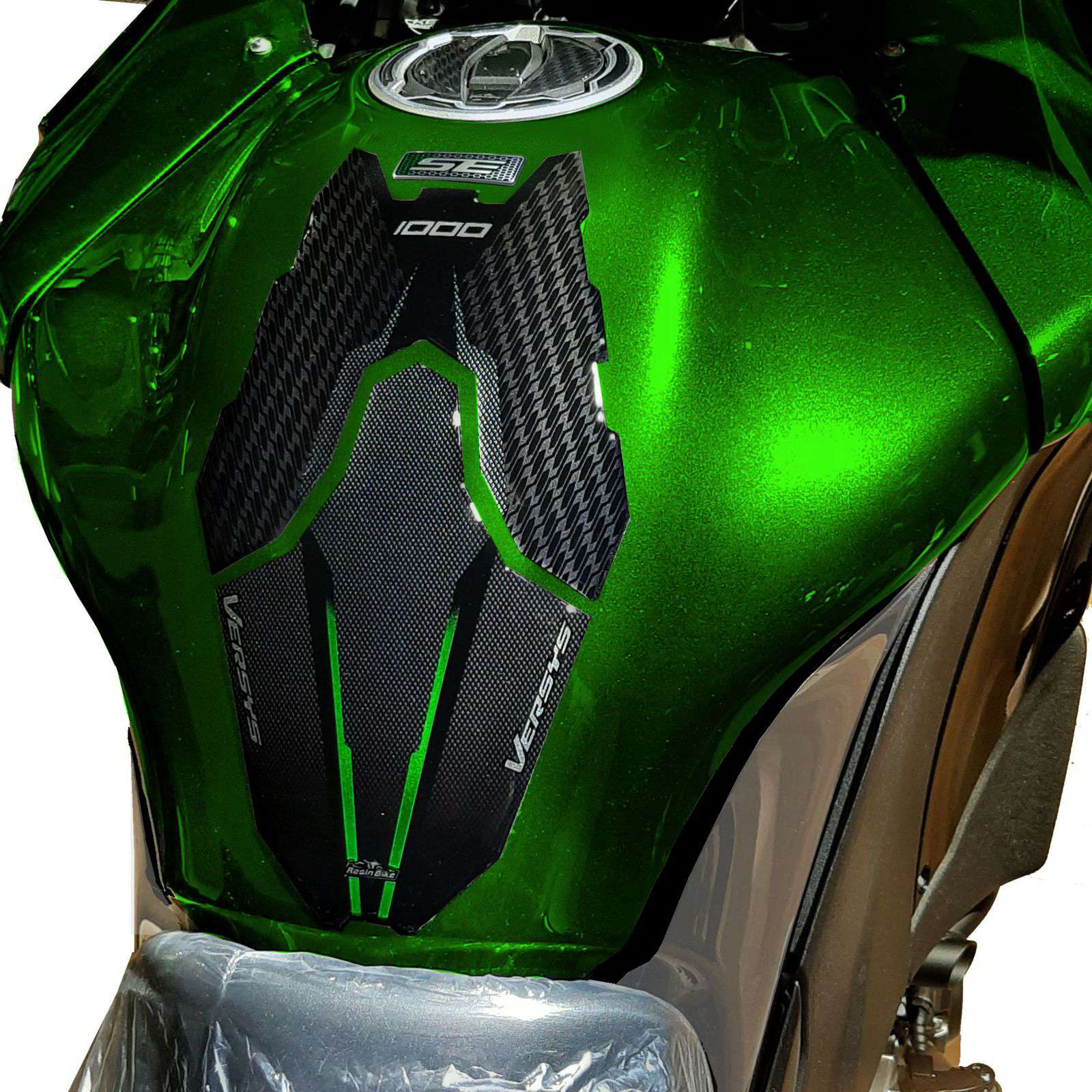 Resin Bike 3D Motorcycle Stickers - Full Kit | Kawasaki Versys 1000 2018>2024 - Pyramid Motorcycle Accessories