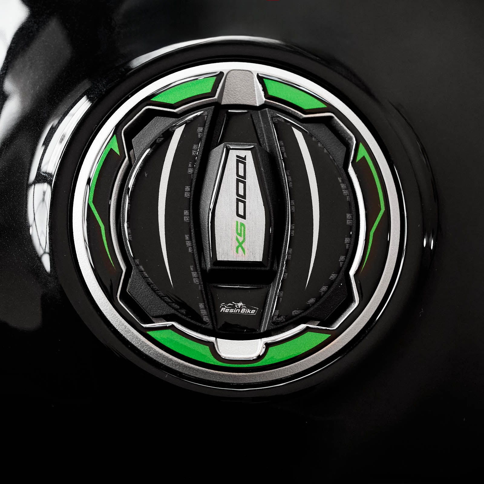 Resin Bike 3D Motorcycle Stickers - Fuel Cap | Kawasaki Ninja 1000 SX/SX SE/Tourer 2021>2025 - Pyramid Motorcycle Accessories