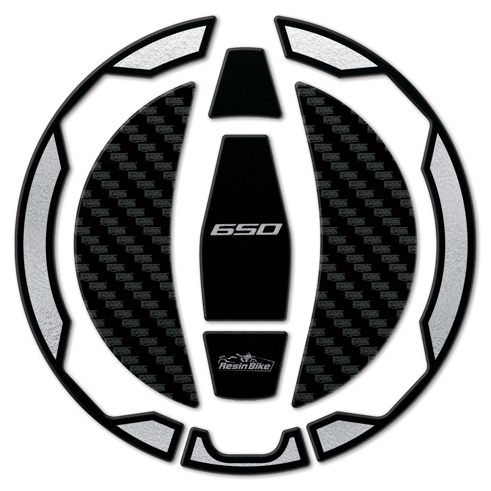 Resin Bike 3D Motorcycle Stickers - Fuel Cap | Kawasaki Versys 650 2022>2026 RB-1000707400003 - Pyramid Motorcycle Accessories