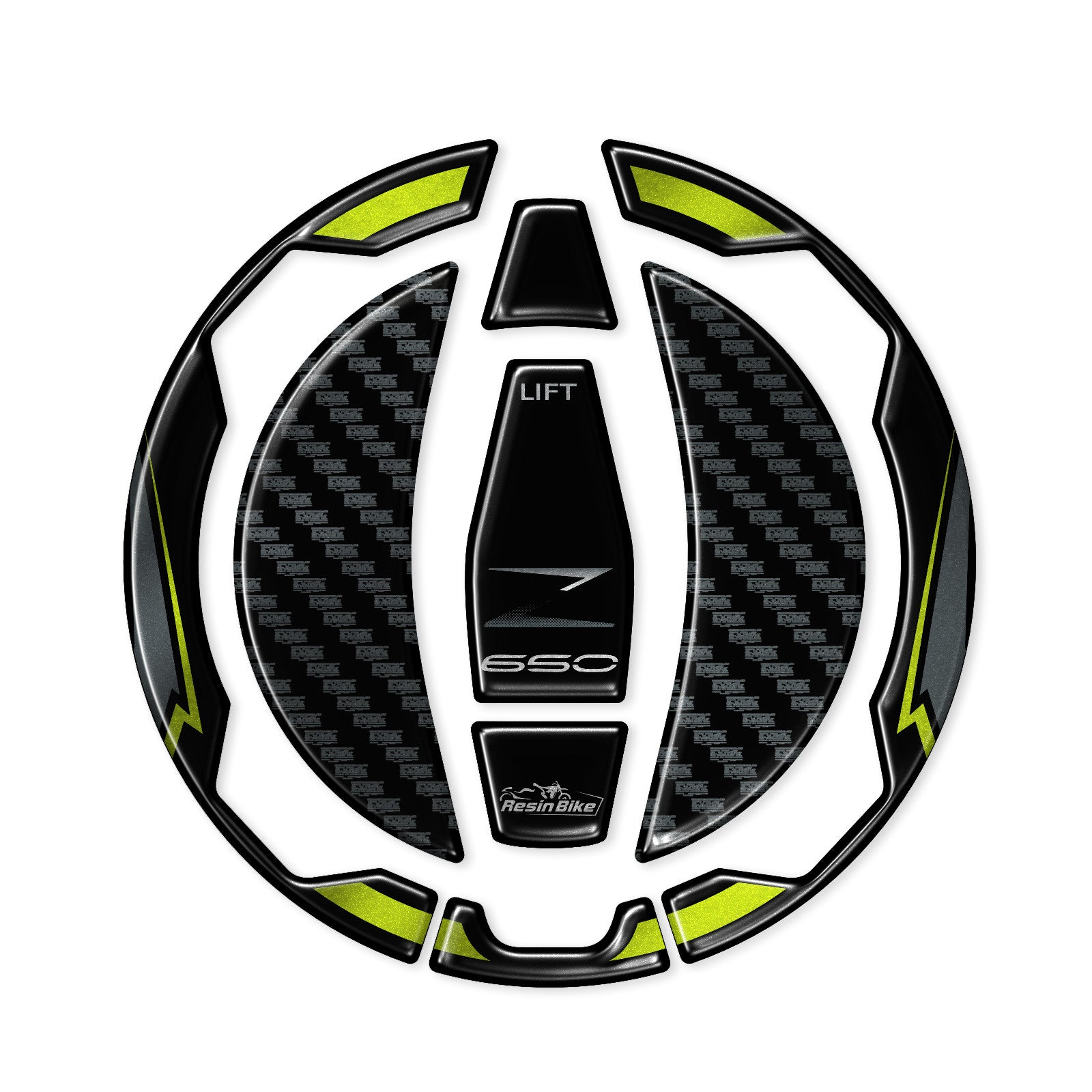 Resin Bike Motorsticker compatibel met Kawasaki Z900 2023-2024 Resin Bike Motorsticker compatibel met Kawasaki Z900 2023-2024
