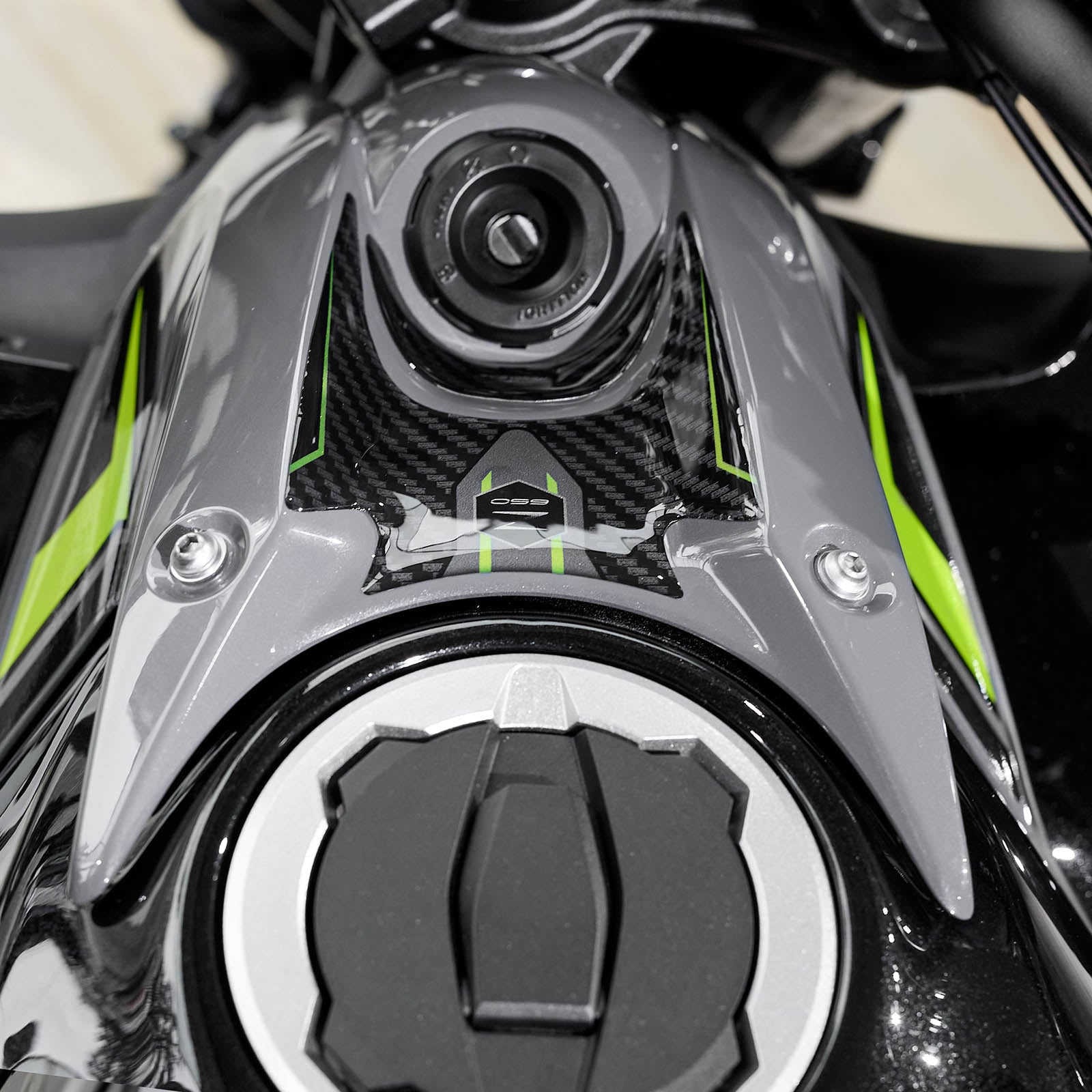 Resin Bike 3D Motorcycle Stickers - Full Kit | Kawasaki Z 650 2020>2024 - Pyramid Motorcycle Accessories