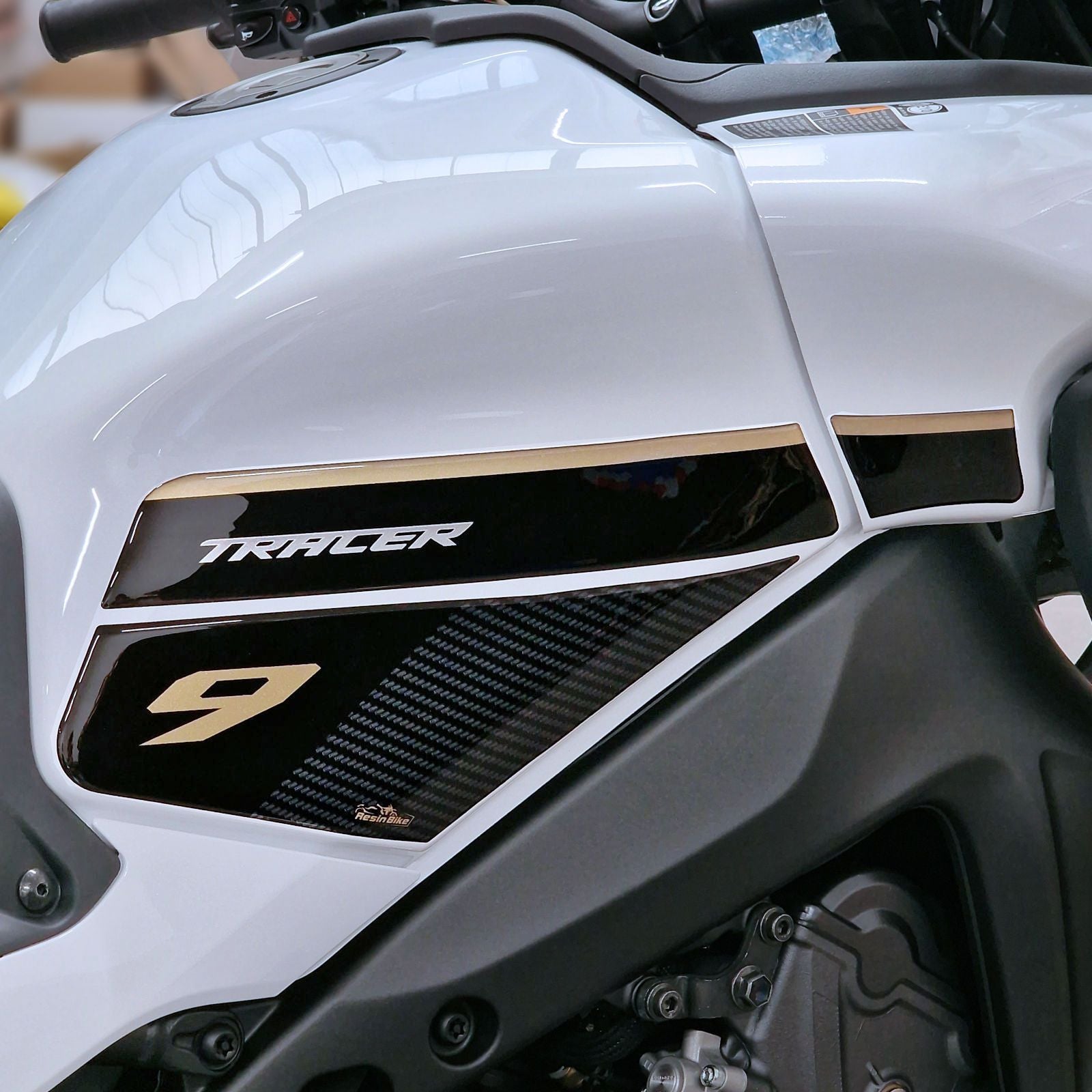 Resin Bike 3D Motorcycle Stickers - Tank Kit | Yamaha Tracer 9 GT+ 2023>2024 - Pyramid Motorcycle Accessories