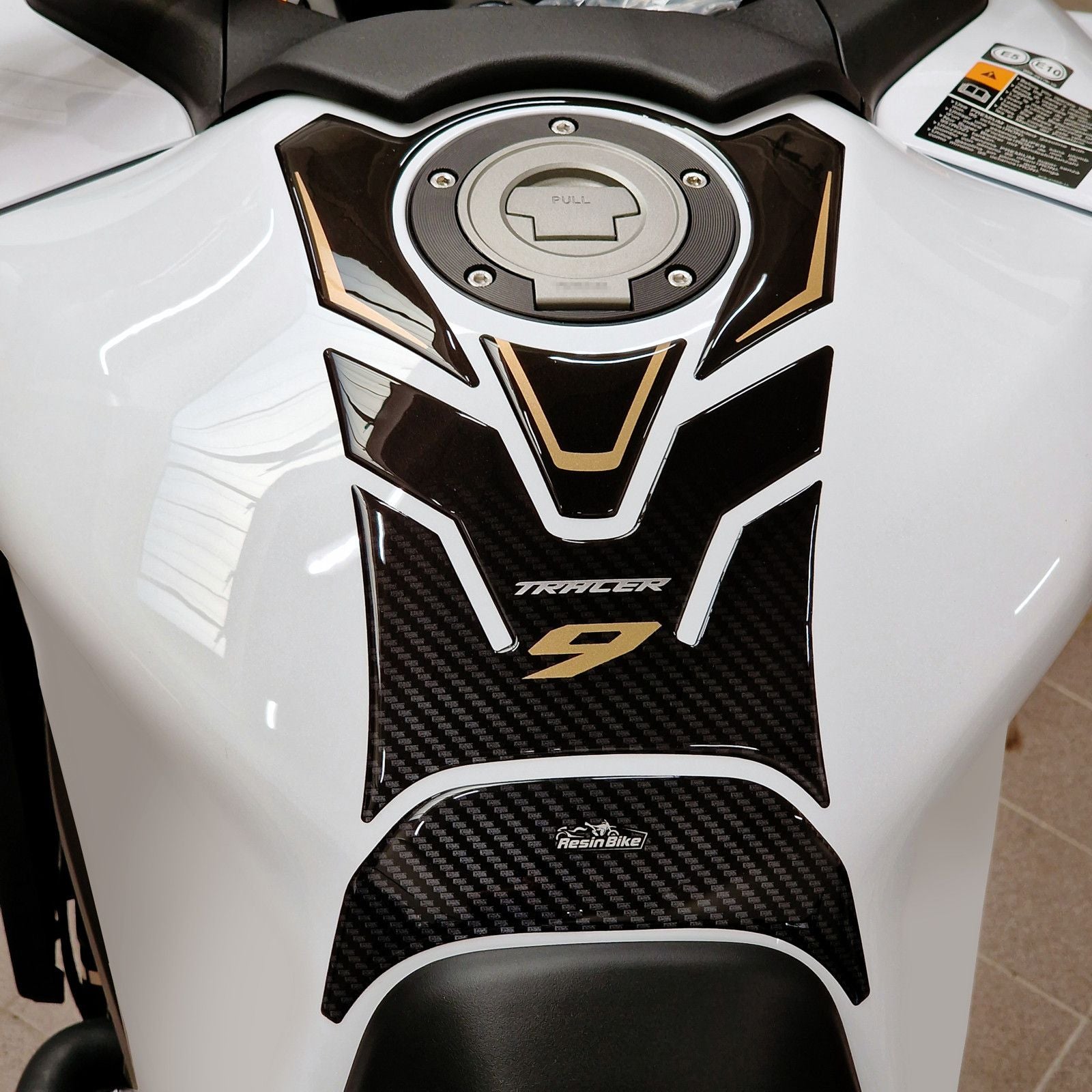 Resin Bike 3D Motorcycle Stickers - Tank Kit | Yamaha Tracer 9 GT+ 2023>2024 - Pyramid Motorcycle Accessories