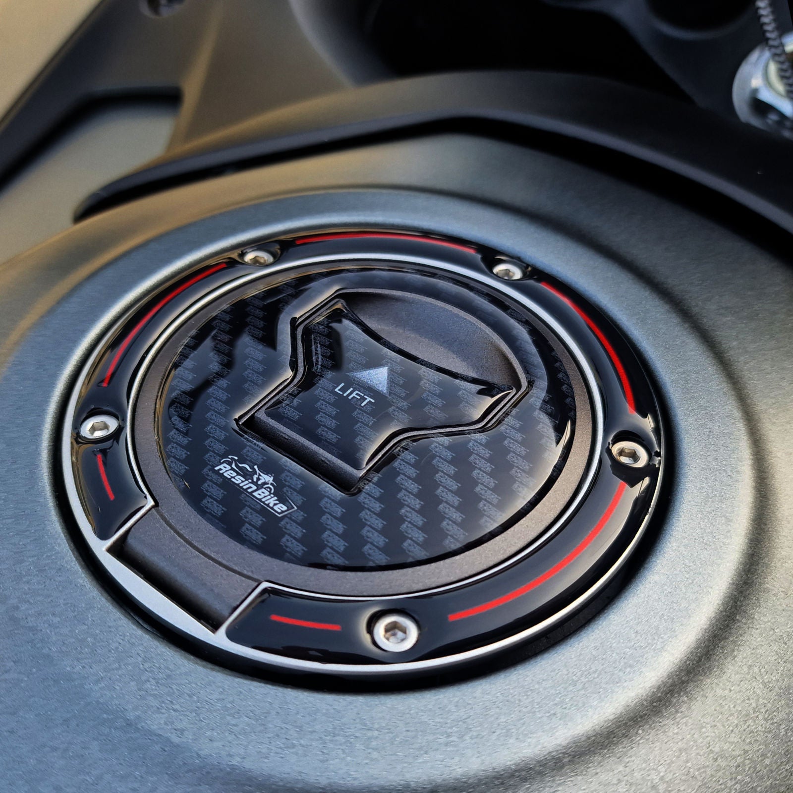Resin Bike 3D Motorcycle Stickers - Fuel Cap | Honda NT1100 2020>2024 - Pyramid Motorcycle Accessories