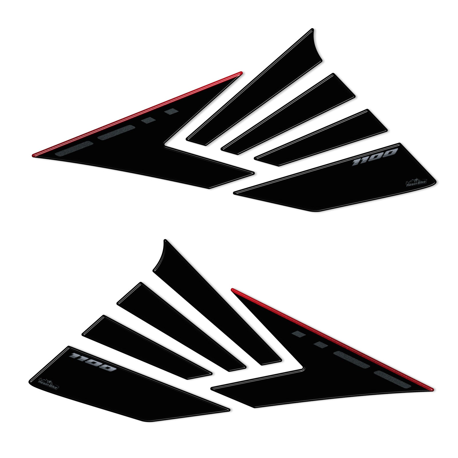 Resin Bike 3D Motorcycle Stickers - Side Panels | Honda NT 1100 2020>2024 - Pyramid Motorcycle Accessories