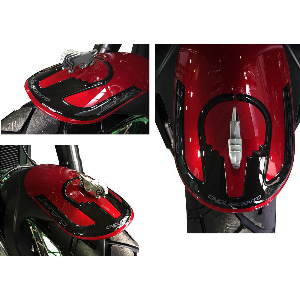 Resin Bike 3D Motorcycle Stickers - Footboard | Benelli Leoncino 500 2017>2020 - Pyramid Motorcycle Accessories