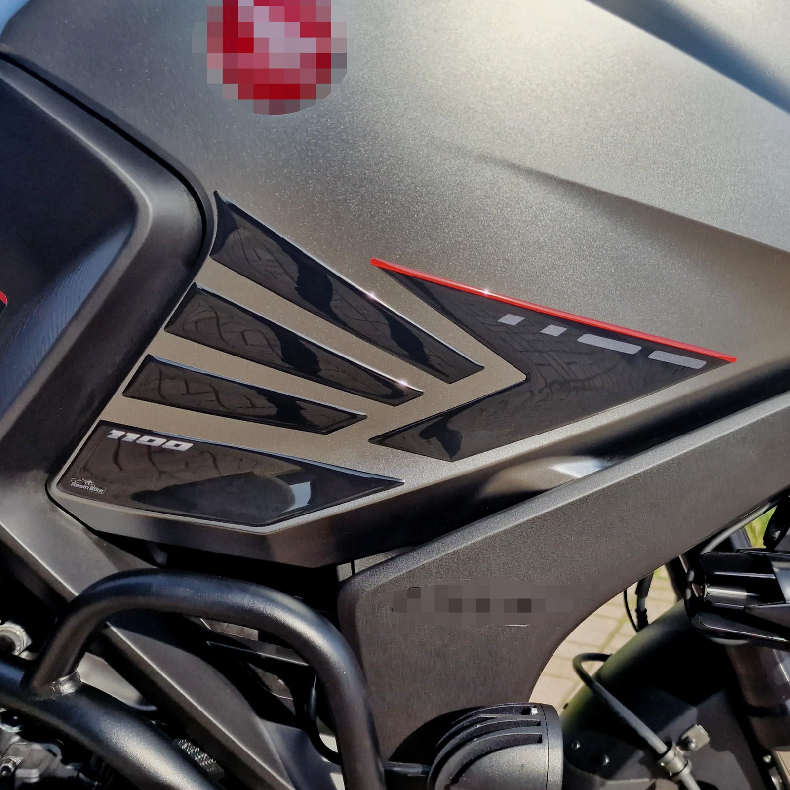 Resin Bike 3D Motorcycle Stickers - Side Panels | Honda NT 1100 2020>2024 - Pyramid Motorcycle Accessories