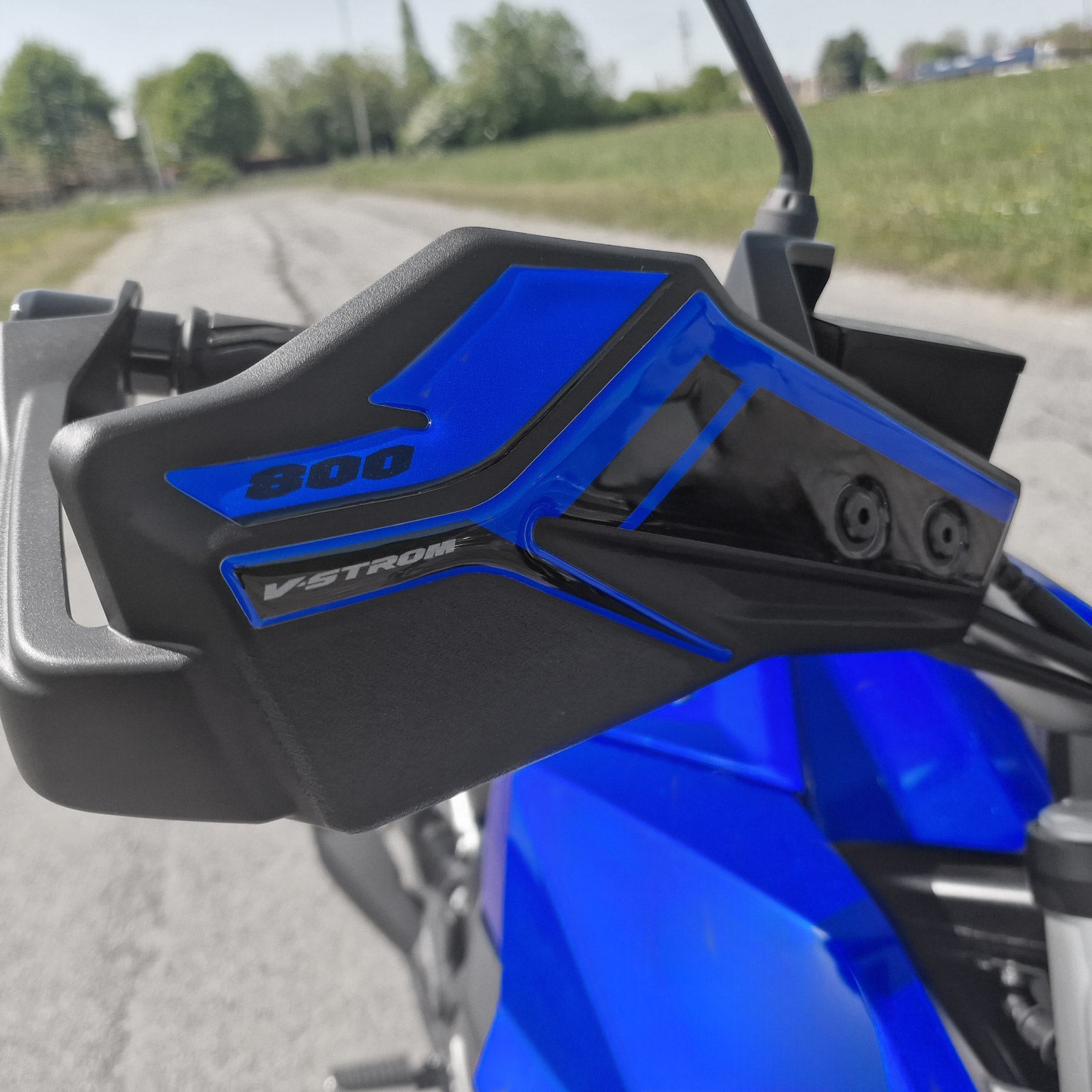 Resin Bike 3D Motorcycle Stickers - Handguards | Suzuki V-Strom 800SE 2023>2024 - Pyramid Motorcycle Accessories