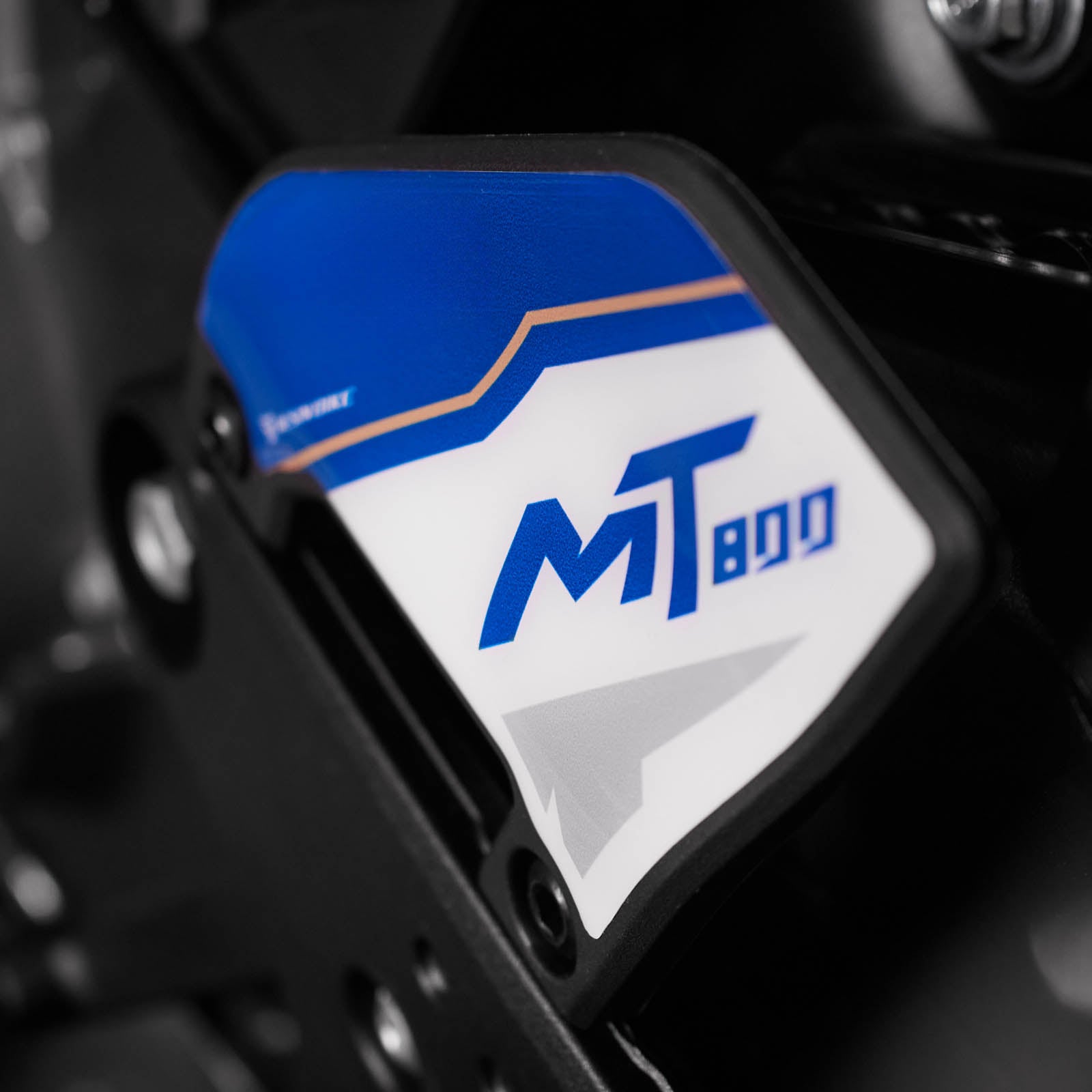 Resin Bike 3D Motorcycle Stickers - Heel Pads | CFMoto 800MT Explore 2023>2025 - Pyramid Motorcycle Accessories