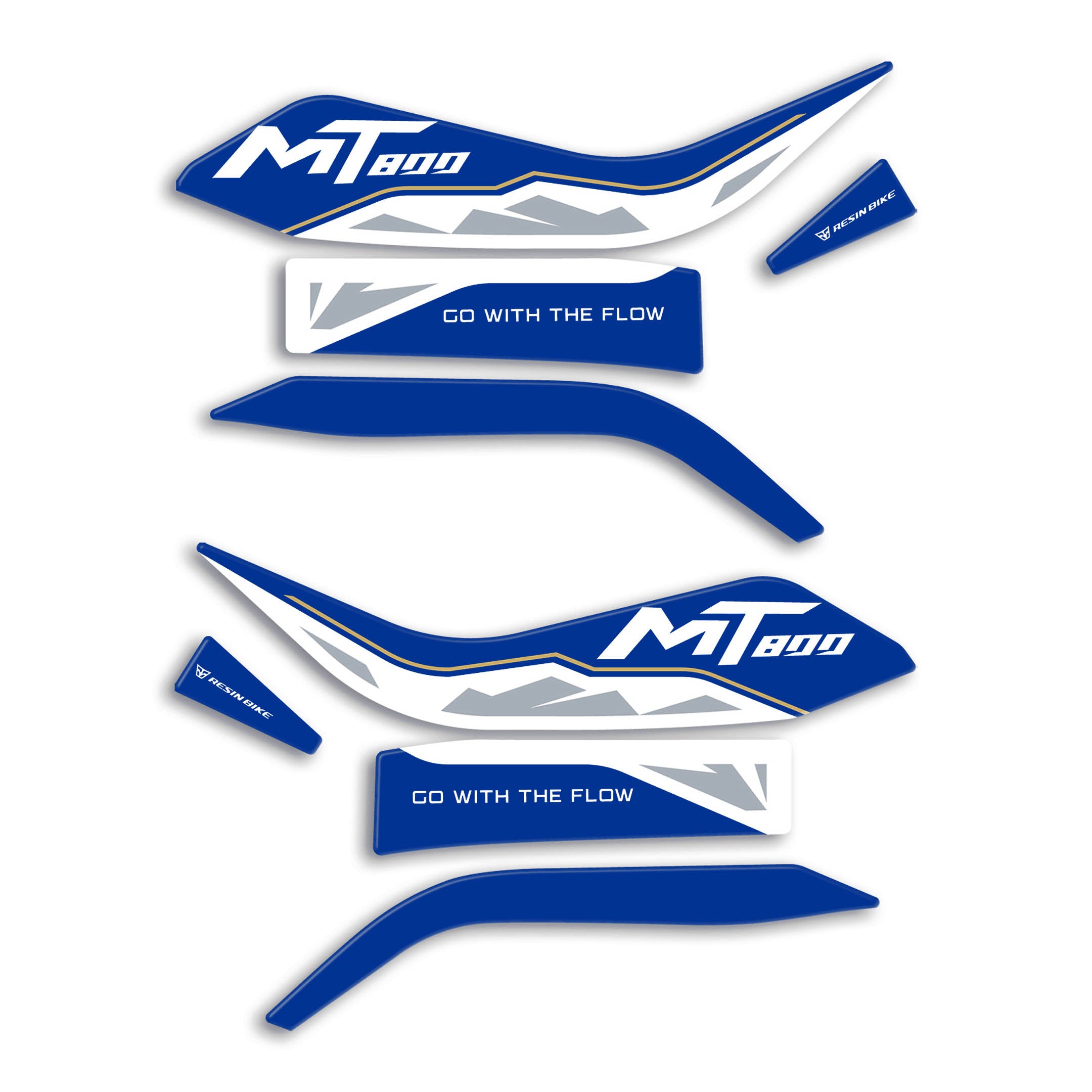 Resin Bike 3D Motorcycle Stickers - Handguards | CFMoto 800MT Explore 2023>2025 - Pyramid Motorcycle Accessories