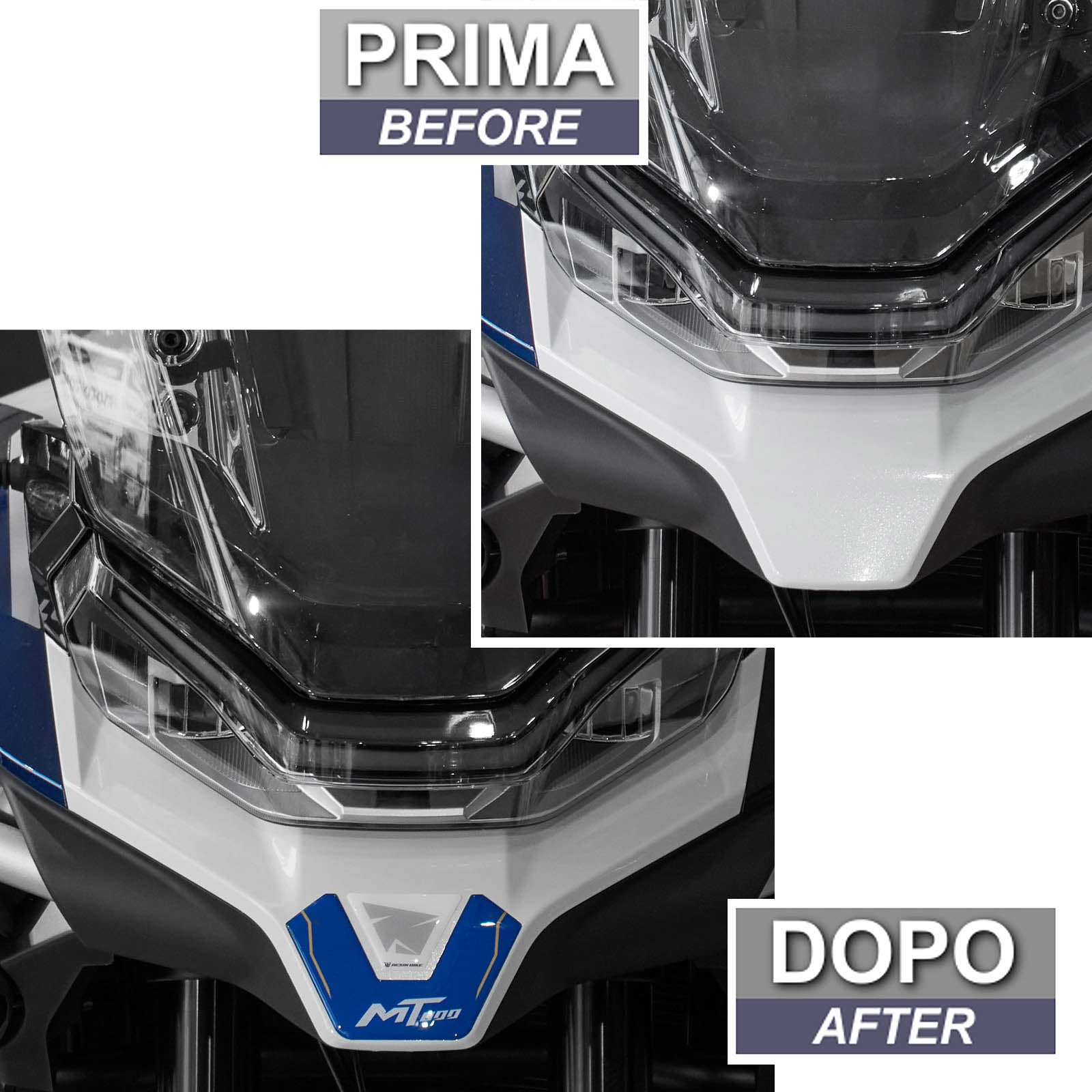 Resin Bike 3D Motorcycle Stickers - Beak | CFMoto 800MT Explore 2023>2025 - Pyramid Motorcycle Accessories