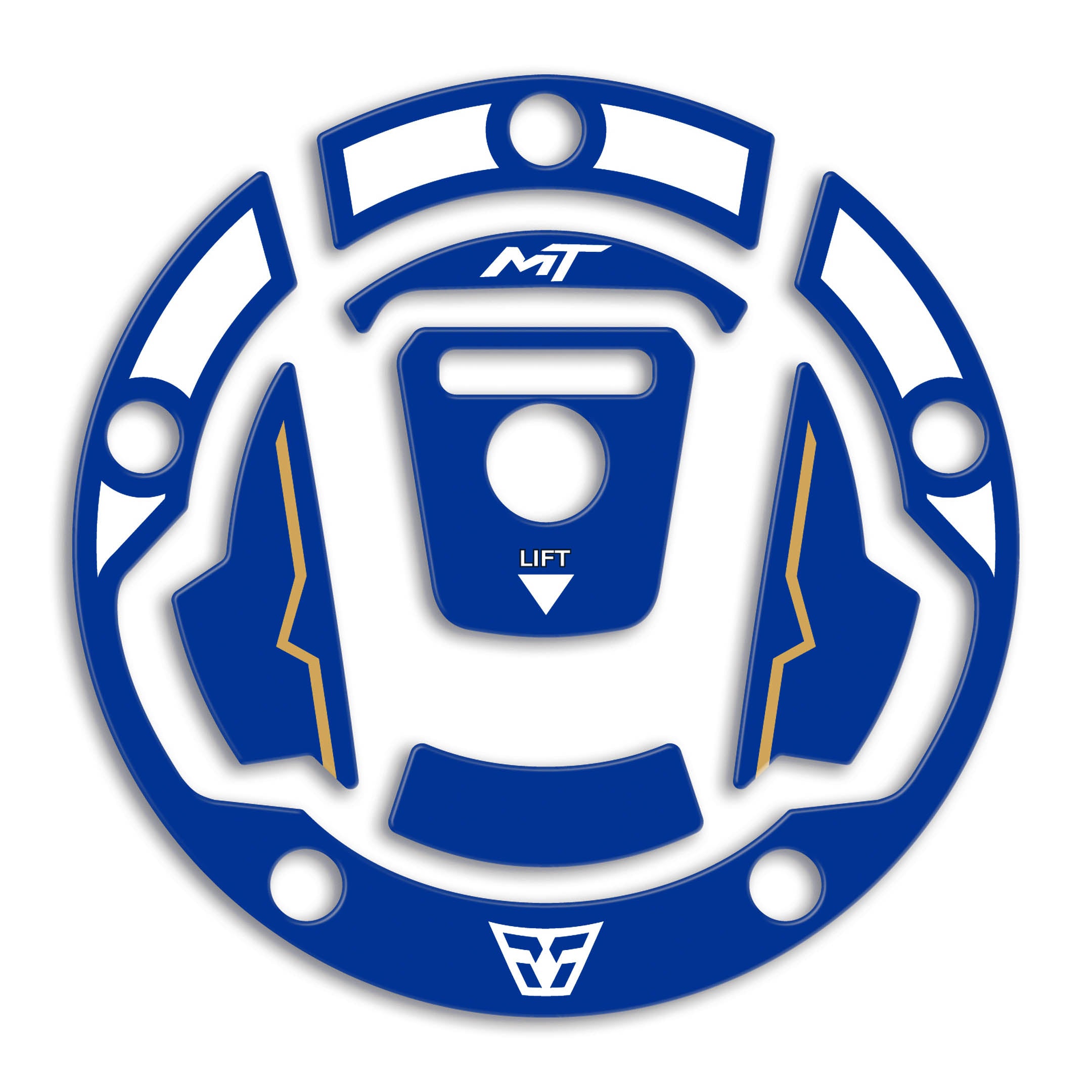 Resin Bike 3D Motorcycle Stickers - Fuel Cap | CFMoto 800MT Explore 2023>2025 - Pyramid Motorcycle Accessories