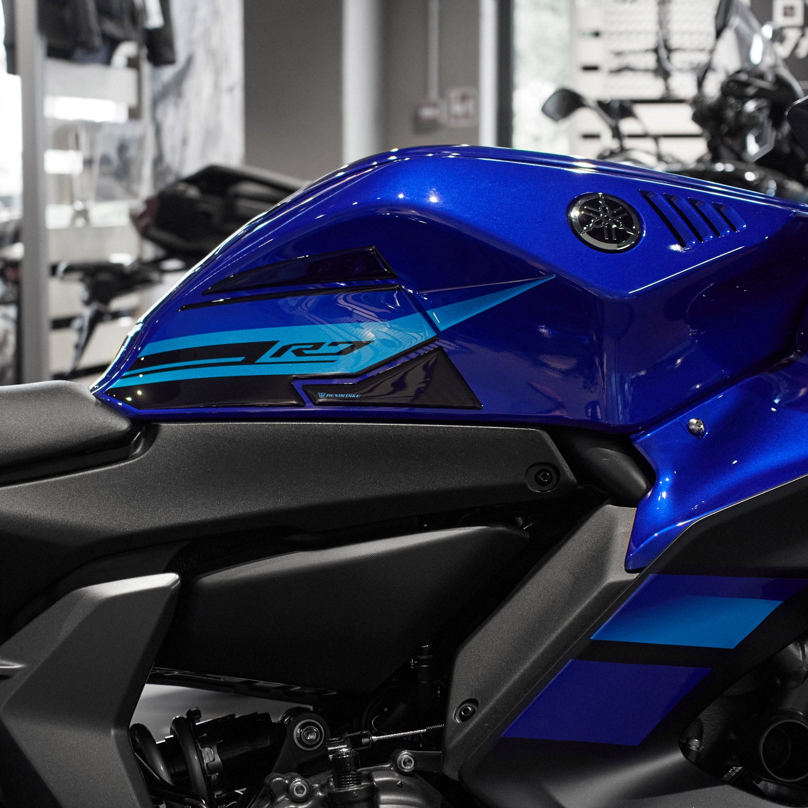 Resin Bike 3D Motorcycle Stickers - Basic Kit | Yamaha YZF-R7 2021>2025 RB-1000716300004 - Pyramid Motorcycle Accessories