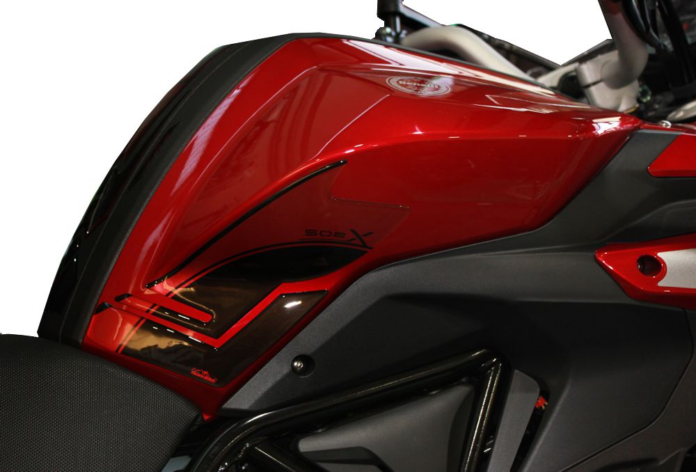 Resin Bike 3D Motorcycle Stickers - Tank Sides | Benelli TRK 502 X 2020>2022 - Pyramid Motorcycle Accessories