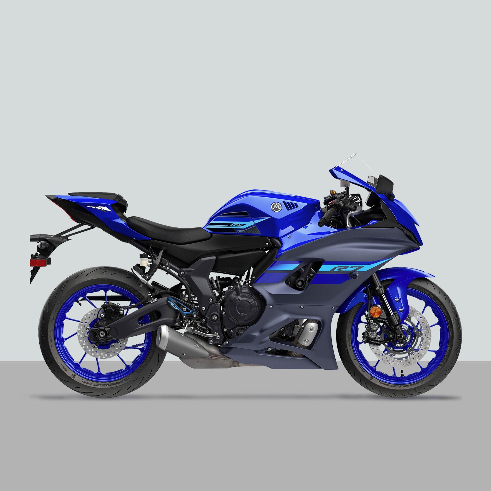 Resin Bike 3D Motorcycle Stickers - Basic Kit | Yamaha YZF-R7 2021>2025 RB-1000716300004 - Pyramid Motorcycle Accessories