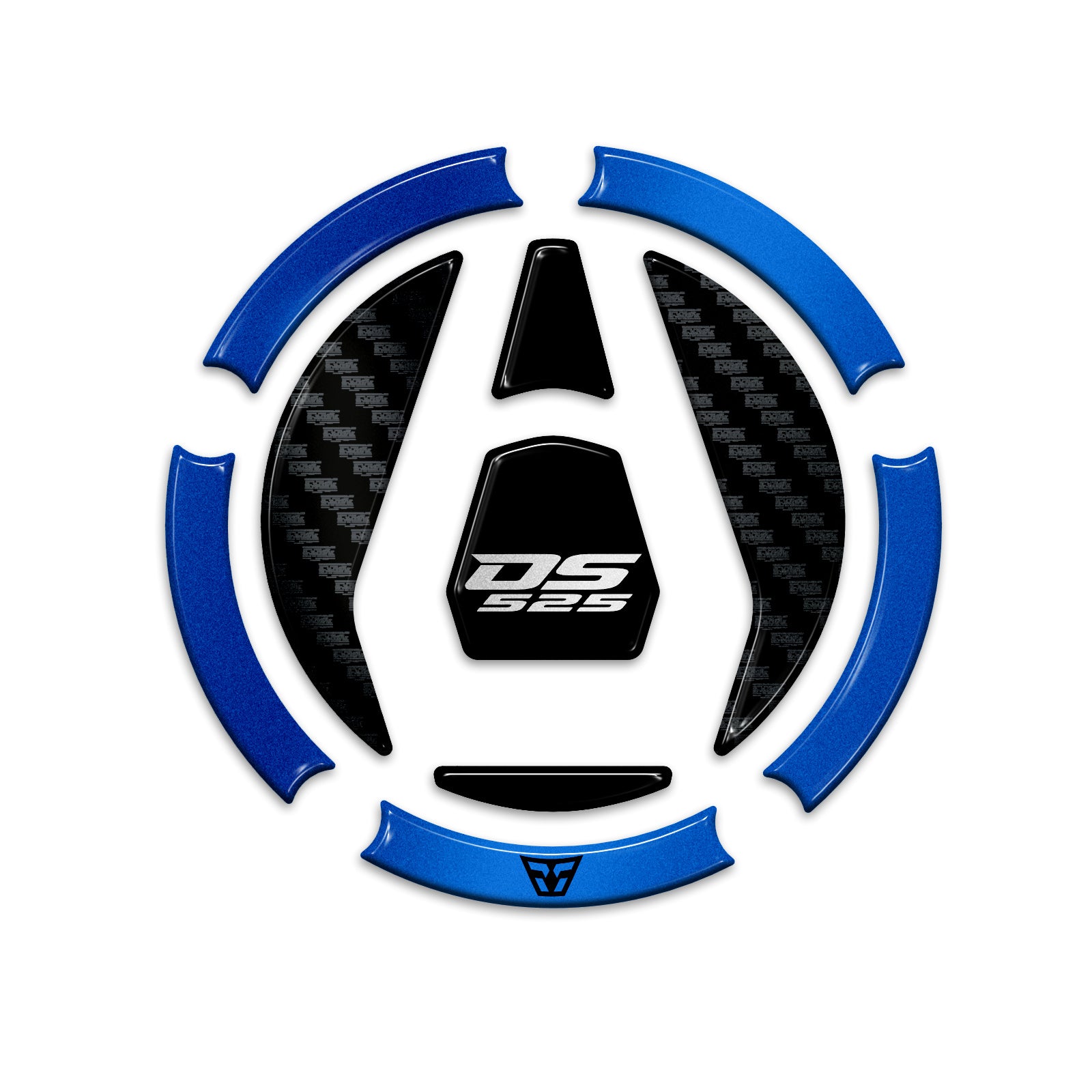 Resin Bike 3D Motorcycle Stickers - Fuel Cap | Voge DS525X 2023>2025 RB-1000719800006 - Pyramid Motorcycle Accessories