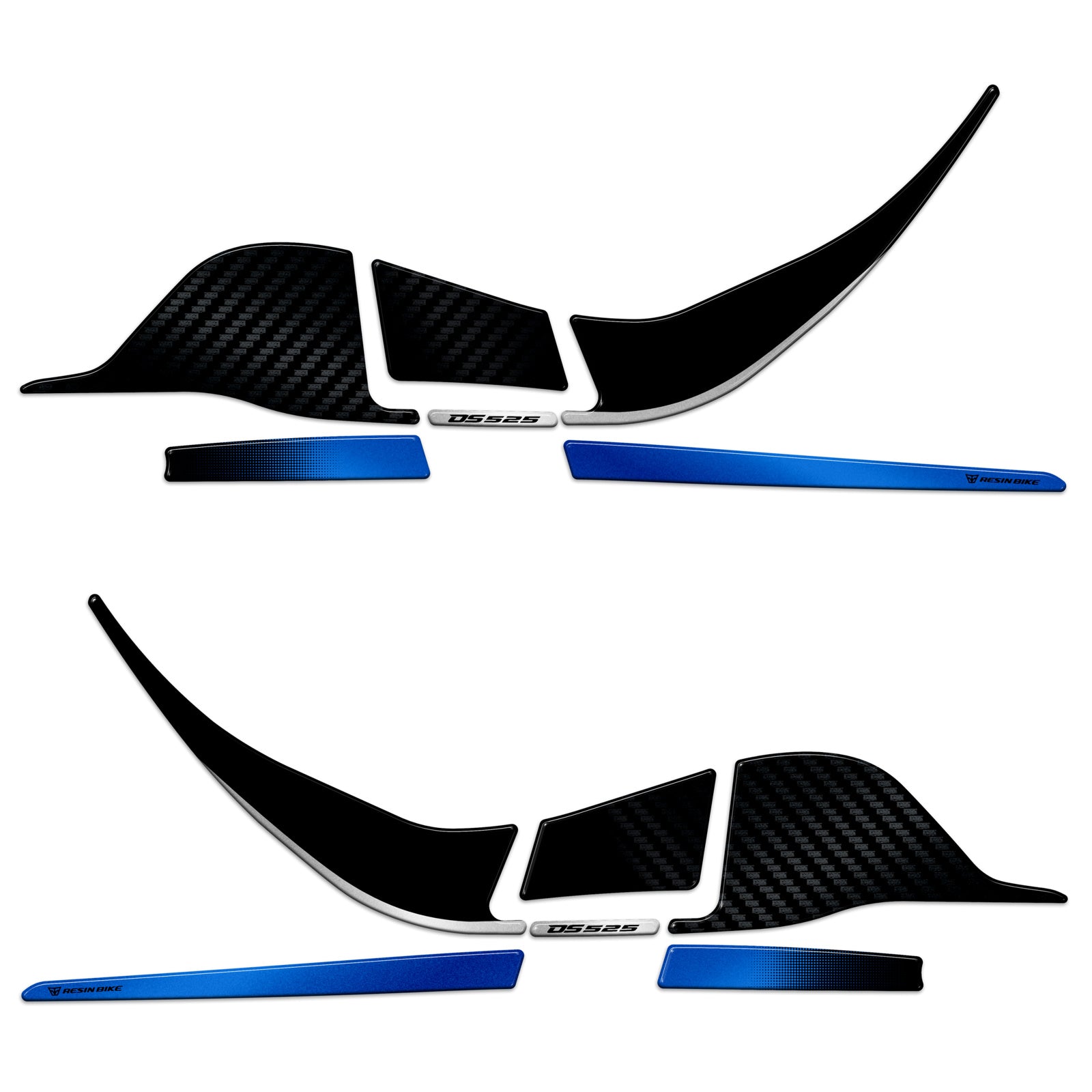 Resin Bike 3D Motorcycle Stickers - Handguards | Voge DS525X 2023>2025 RB-1000720000006 - Pyramid Motorcycle Accessories