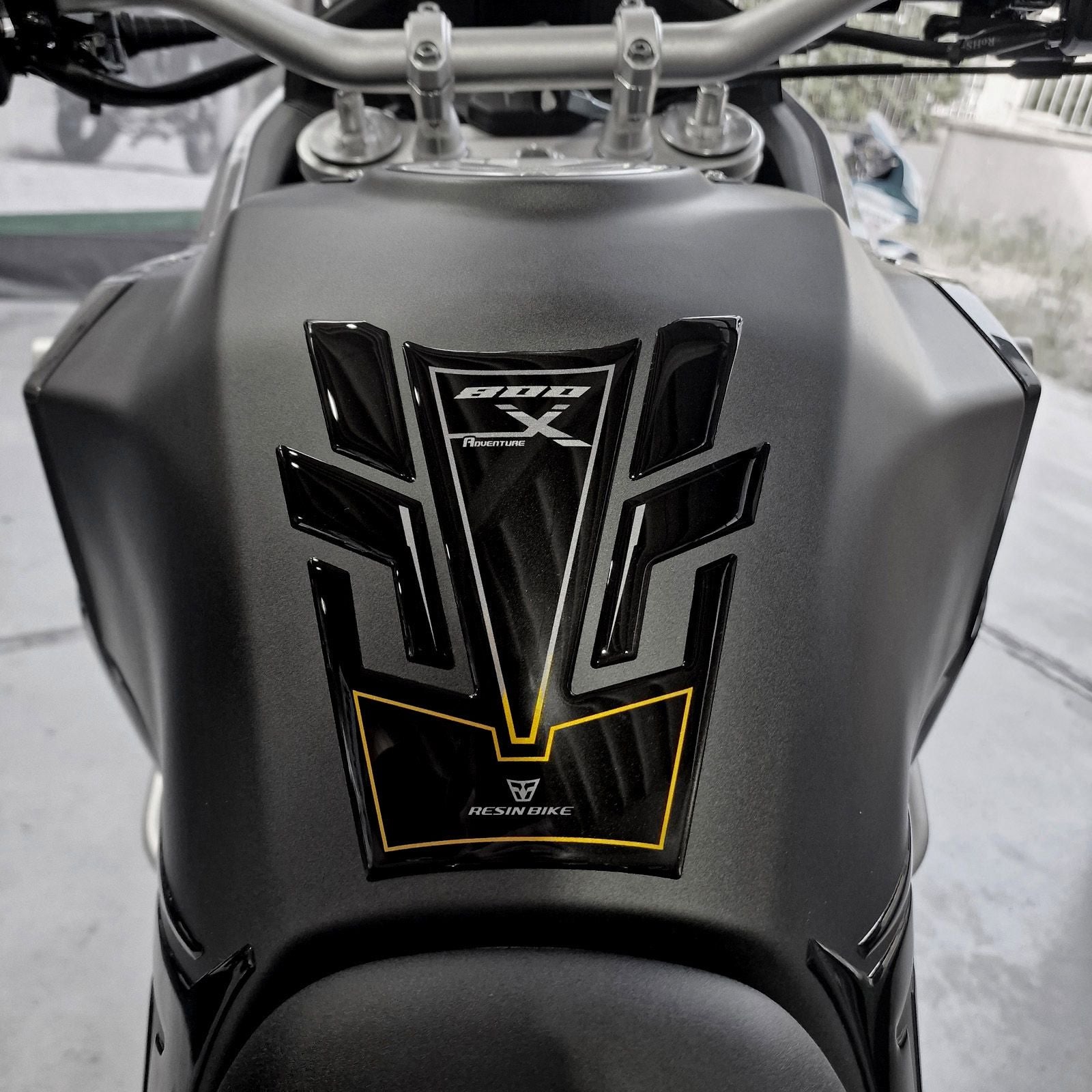 Resin Bike 3D Motorcycle Stickers - Full Kit | Kove 800X 2024>2026 RB-1000721100002 - Pyramid Motorcycle Accessories
