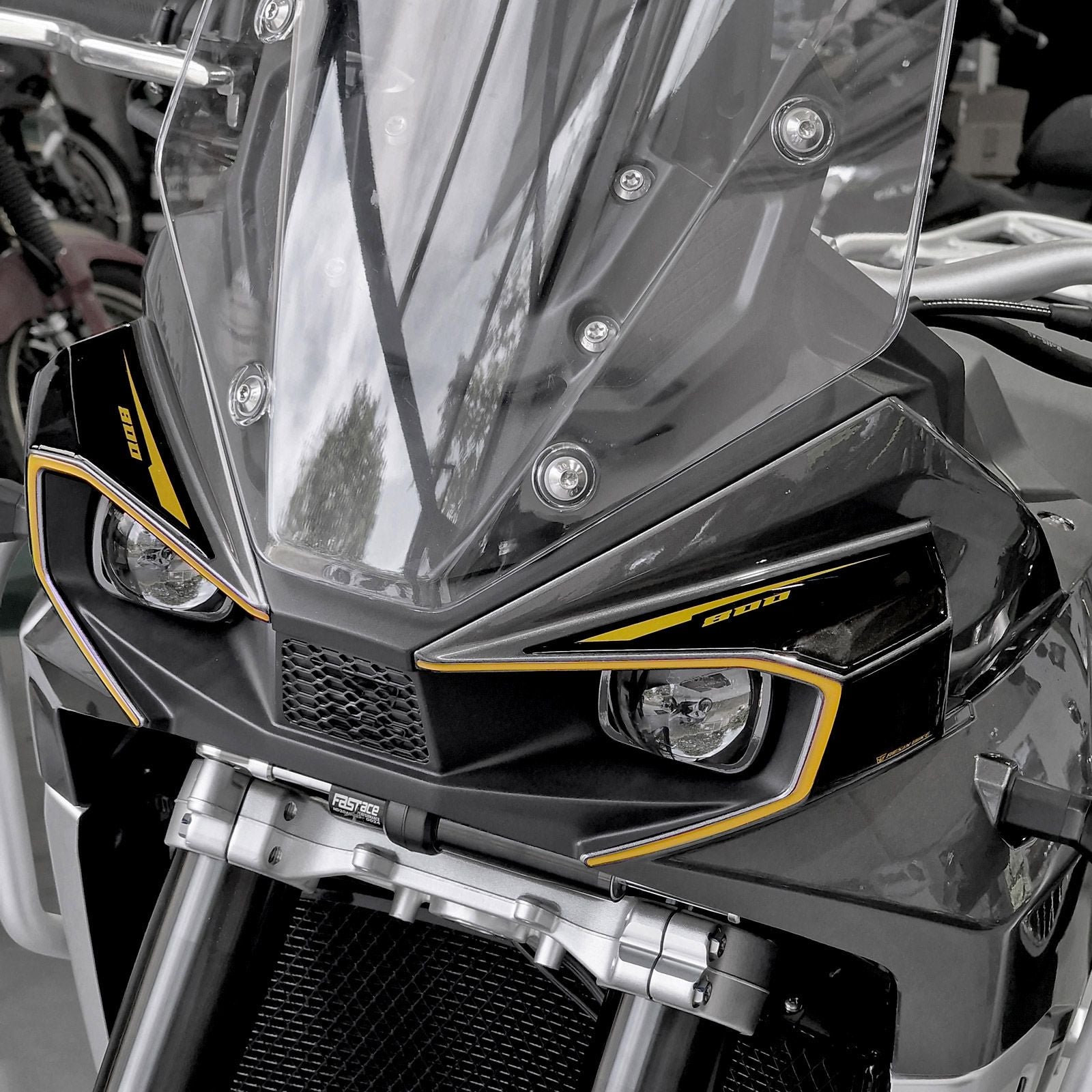 Resin Bike 3D Motorcycle Stickers - Full Kit | Kove 800X 2024>2026 RB-1000721100002 - Pyramid Motorcycle Accessories