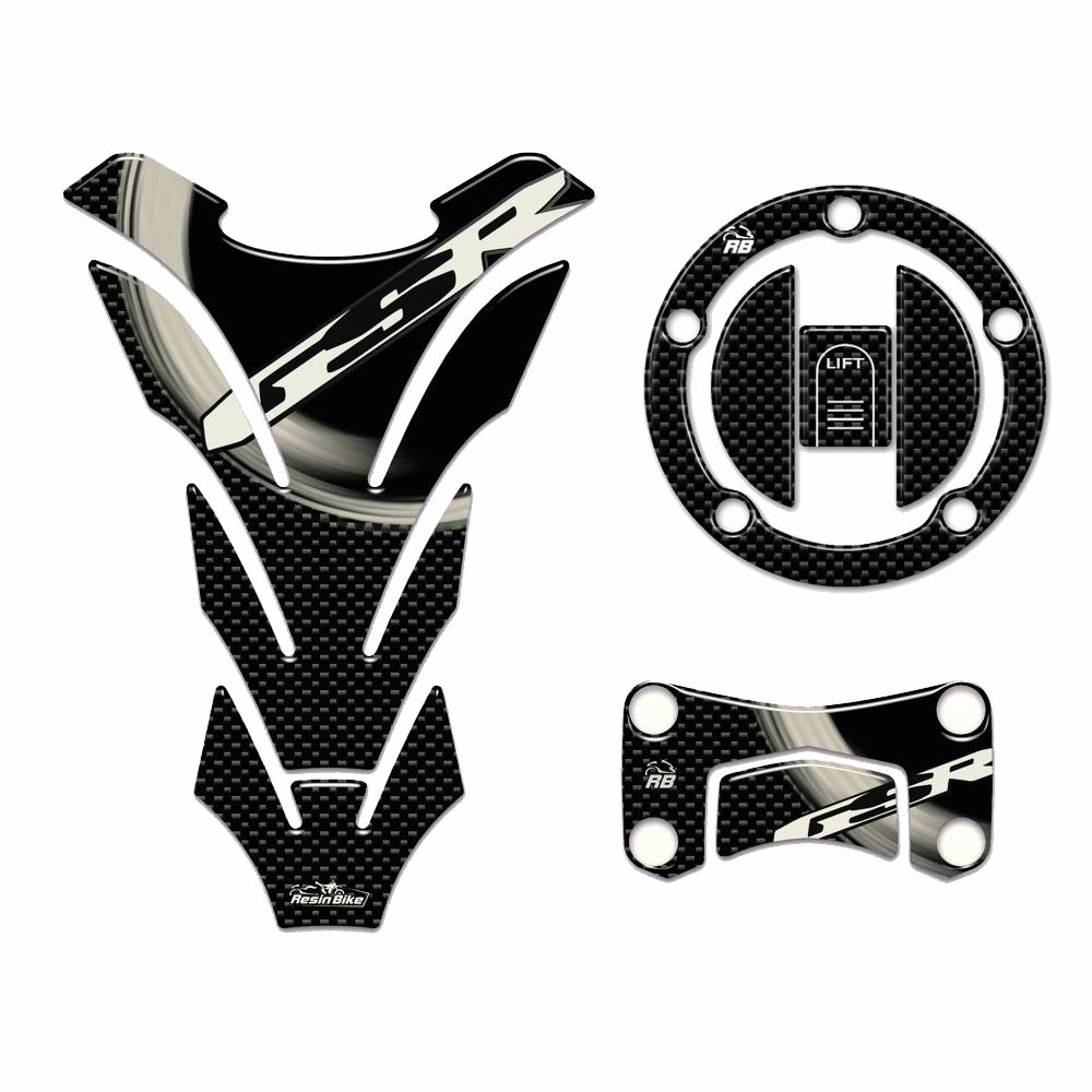 Resin Bike 3D Motorcycle Stickers - Top Yoke | Suzuki GSR 600 2006>2010 RB-B09260B5 - Pyramid Motorcycle Accessories