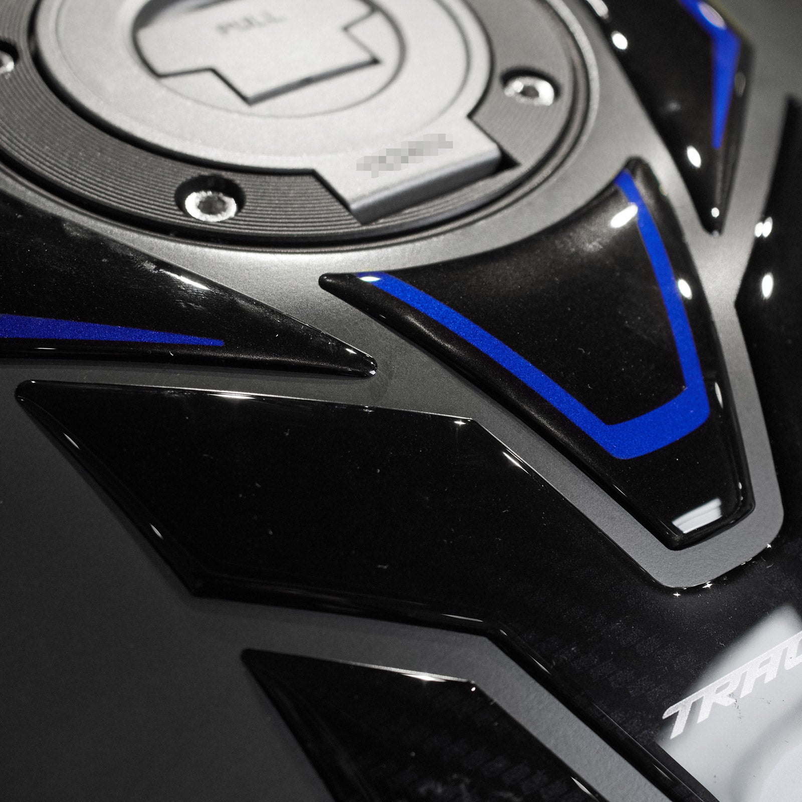 Resin Bike 3D Motorcycle Stickers - Tank Pad | Yamaha Tracer 9 2021>2024 - Pyramid Motorcycle Accessories