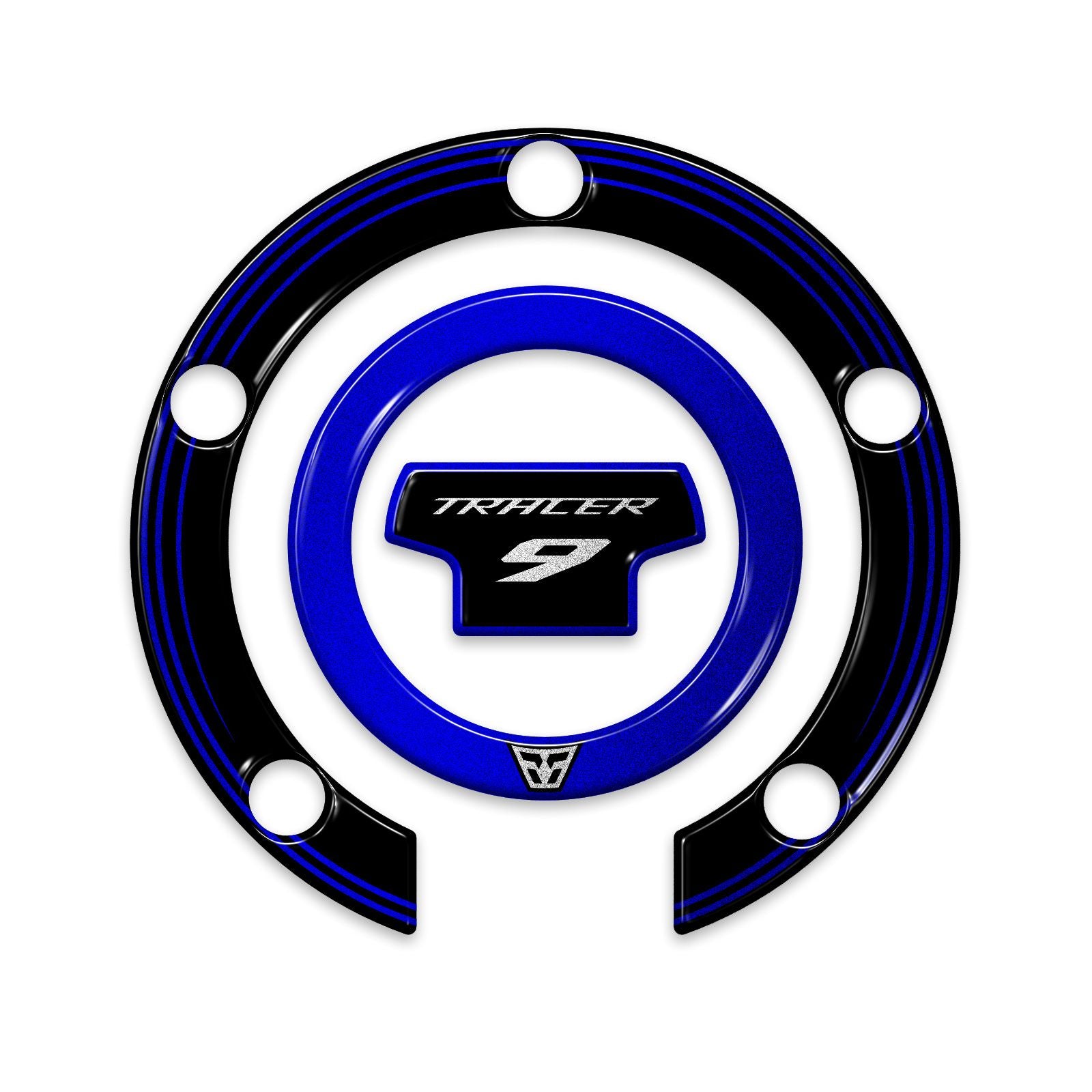 Resin Bike 3D Motorcycle Stickers - Fuel Cap | Yamaha Tracer 9 2021>2024 RB-1000673700008 - Pyramid Motorcycle Accessories