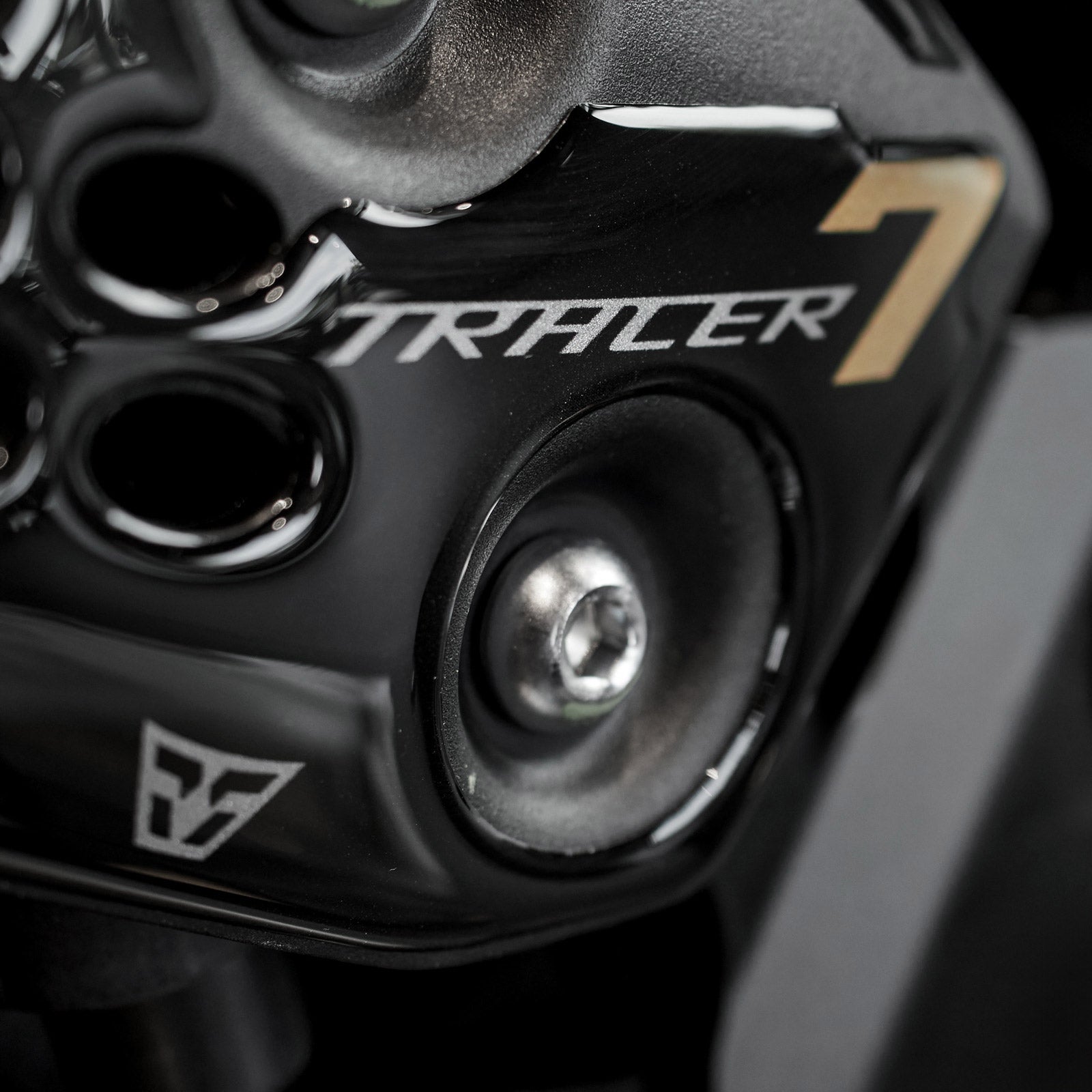 Resin Bike 3D Motorcycle Stickers - Heel Pads | Yamaha Tracer 7 / 7GT 2021>2024 - Pyramid Motorcycle Accessories