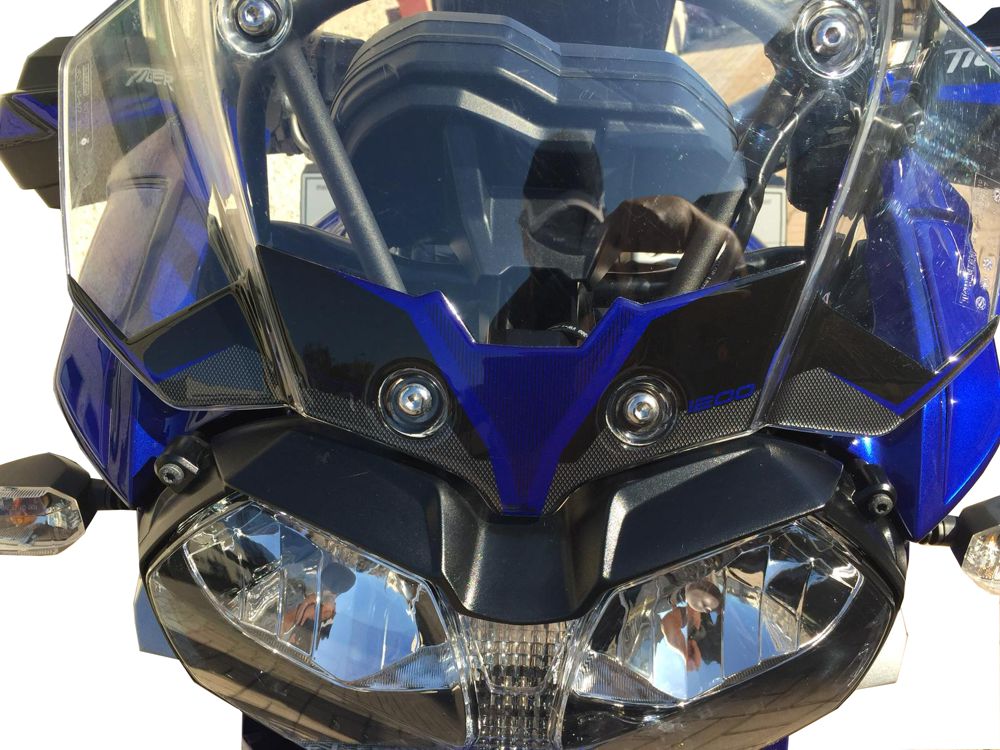 Resin Bike 3D Motorcycle Stickers - Windshield | Triumph Tiger 1200 2011>2015 - Pyramid Motorcycle Accessories