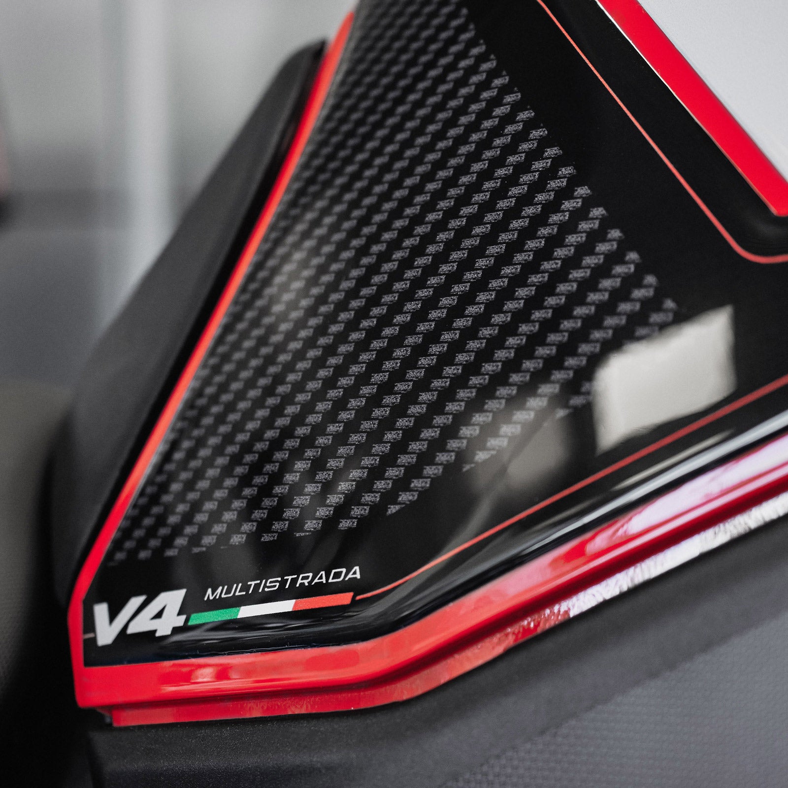 Resin Bike 3D Motorcycle Stickers - Tank Sides | Ducati Multistrada V4/V4S 2025>Current - Pyramid Motorcycle Accessories