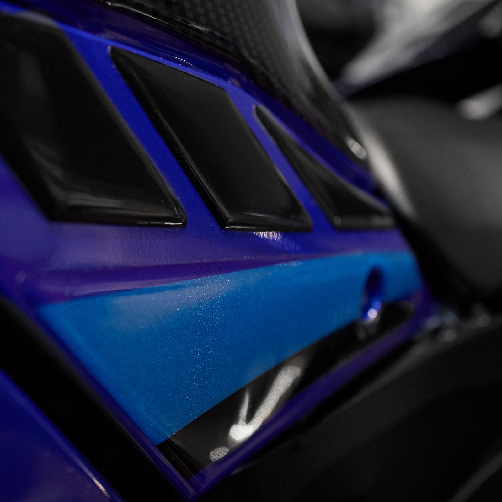Resin Bike 3D Motorcycle Stickers - Tank Sides | Yamaha YZF-R1 2020>2024 - Pyramid Motorcycle Accessories
