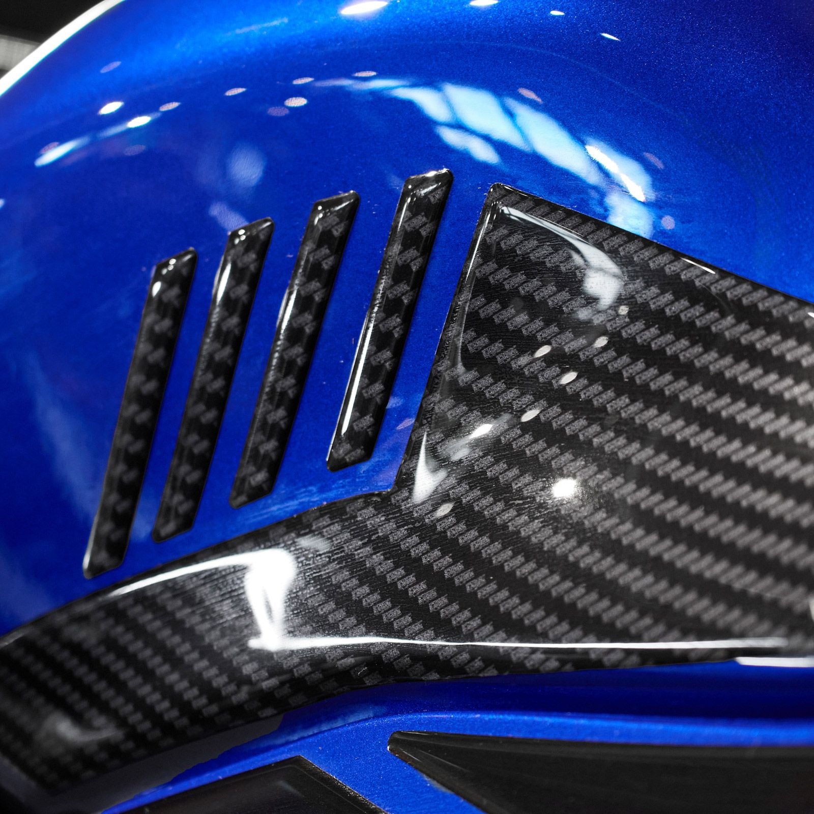 Resin Bike 3D Motorcycle Stickers - Tank Sides | Yamaha YZF-R1 2020>2024 - Pyramid Motorcycle Accessories