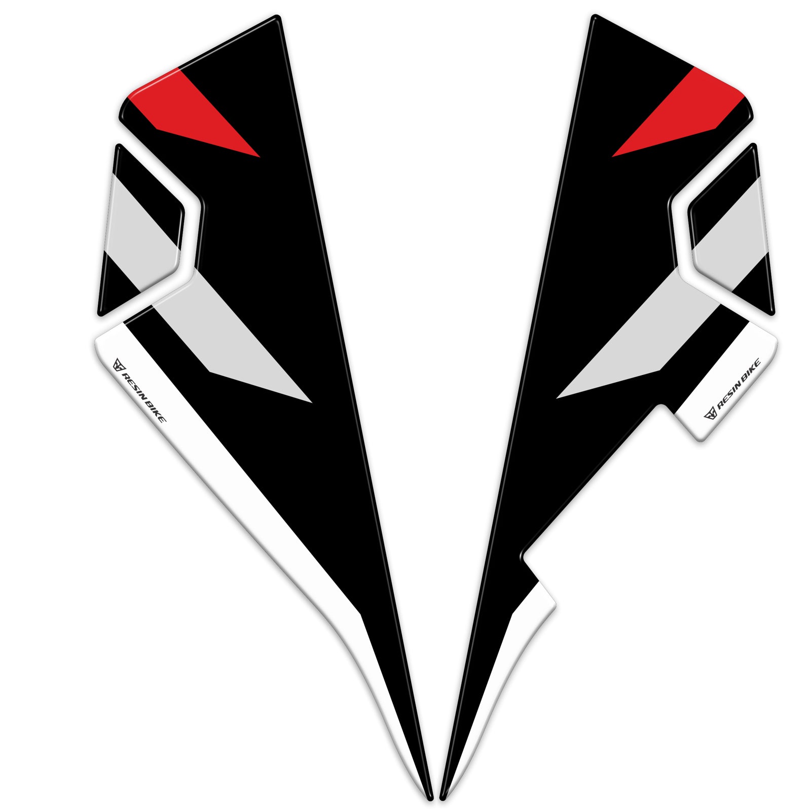 Resin Bike 3D Motorcycle Stickers - Windshield | Ducati Hypermotard 698 Mono 2024>2025 - Pyramid Motorcycle Accessories