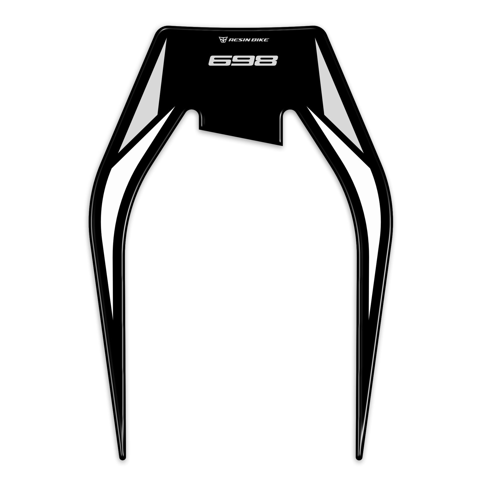 Resin Bike 3D Motorcycle Stickers - Tail Section | Ducati Hypermotard 698 Mono 2024>2026 - Pyramid Motorcycle Accessories