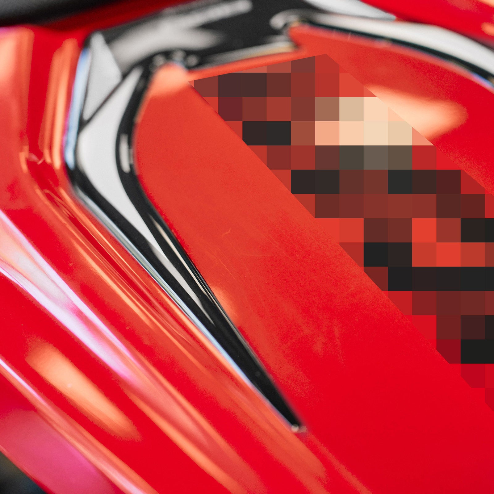 Resin Bike 3D Motorcycle Stickers - Tail Section | Ducati Hypermotard 698 Mono 2024>2026 - Pyramid Motorcycle Accessories