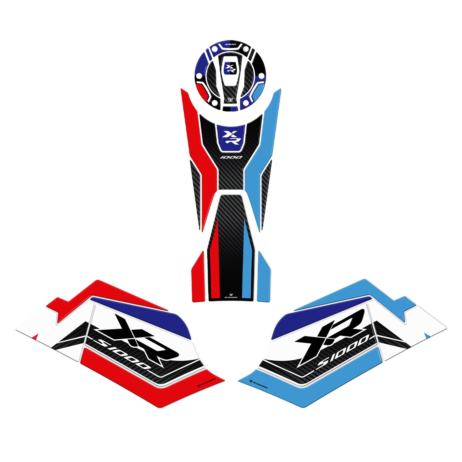 Resin Bike 3D Motorcycle Stickers - Basic Kit | BMW S 1000 XR 2020>2026 RB-1000726900003 - Pyramid Motorcycle Accessories