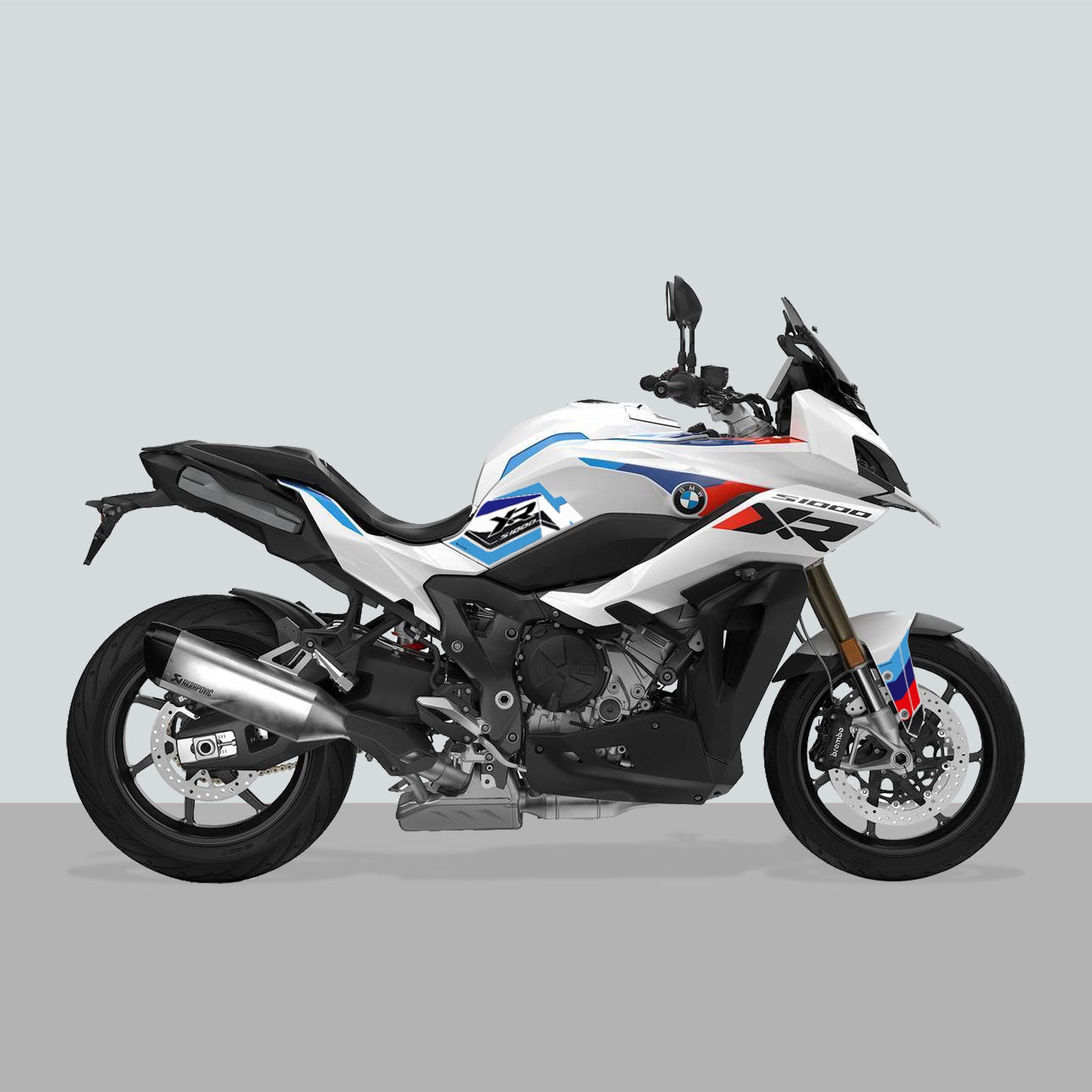 Resin Bike 3D Motorcycle Stickers - Tank Kit | BMW S 1000 XR 2020>2025 - Pyramid Motorcycle Accessories