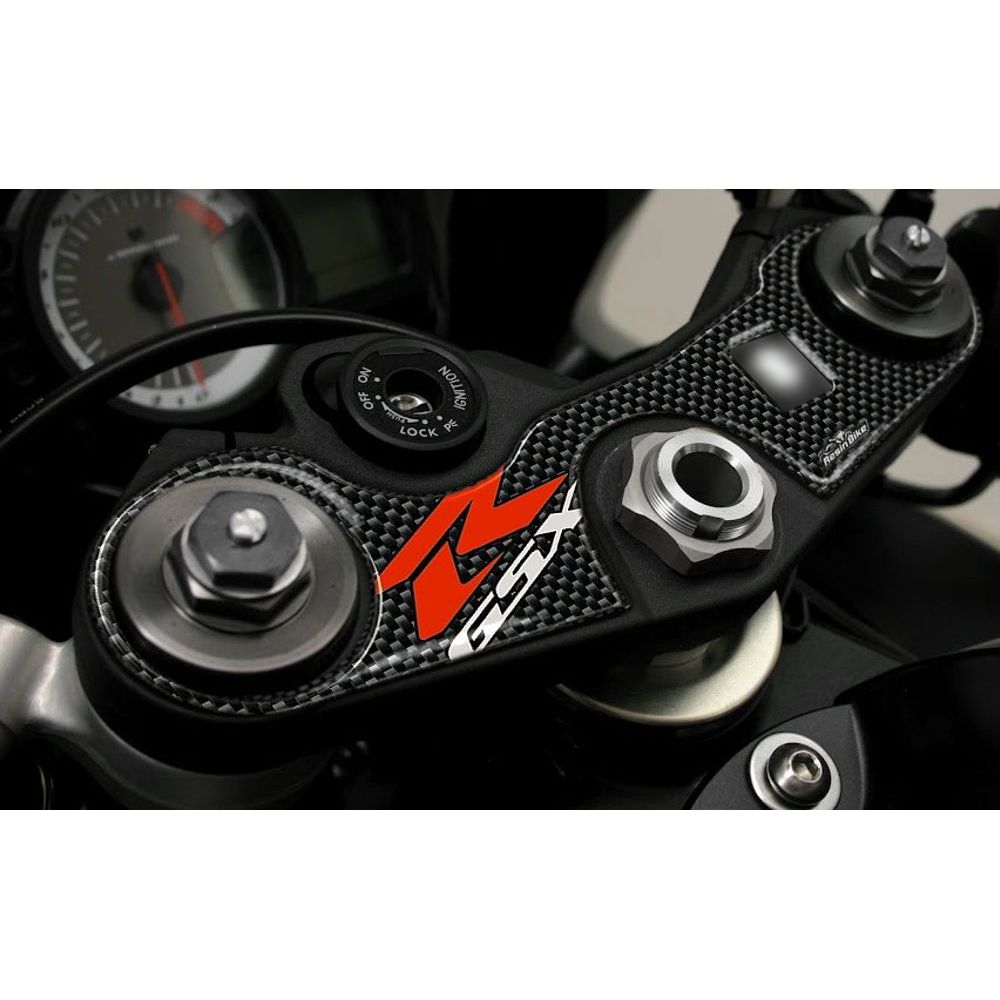 Resin Bike 3D Motorcycle Stickers - Top Yoke | Suzuki GSX-R 600 / 750 2006>2016 - Pyramid Motorcycle Accessories
