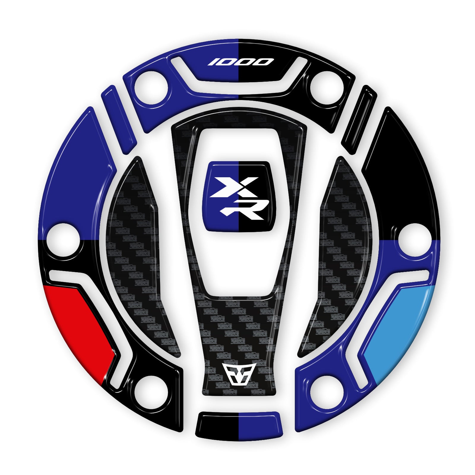 Resin Bike 3D Motorcycle Stickers - Fuel Cap | BMW S/M 1000 XR 2020>2025 - Pyramid Motorcycle Accessories
