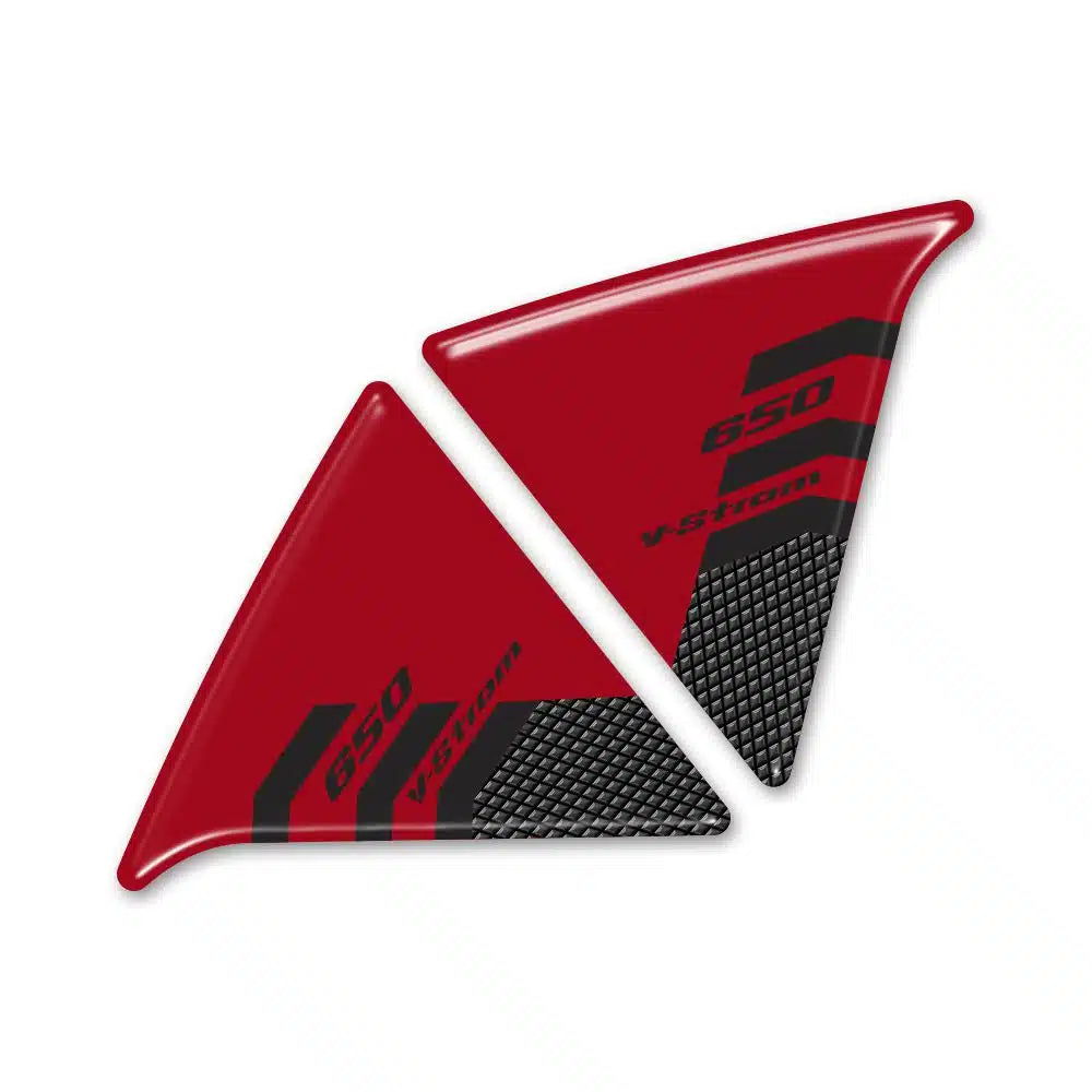 Resin Bike 3D Motorcycle Stickers - Frontal Area | Suzuki V-Strom 650 2017>2023 - Pyramid Motorcycle Accessories