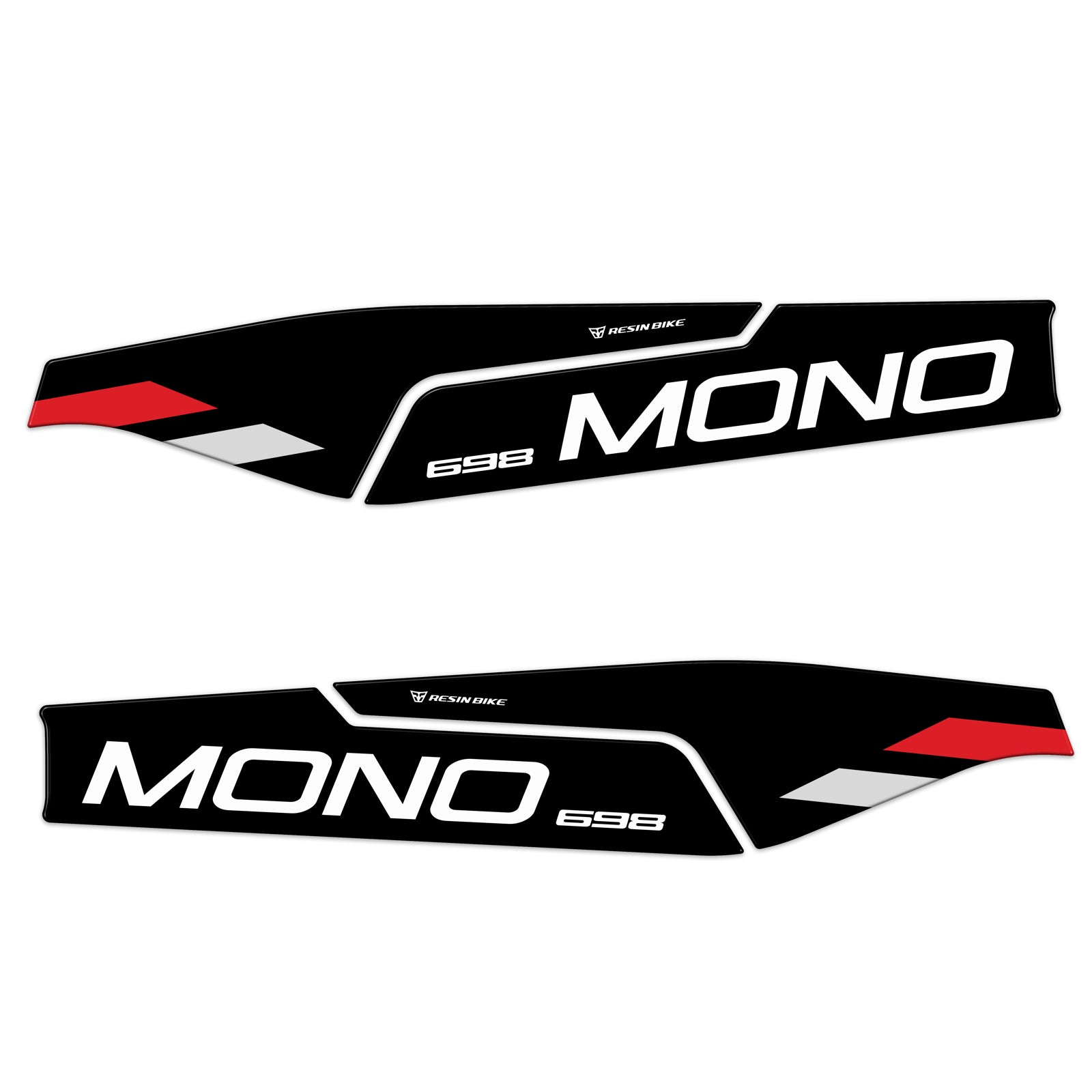 Resin Bike 3D Motorcycle Stickers - Forks | Ducati Hypermotard 698 Mono 2024>2025 - Pyramid Motorcycle Accessories