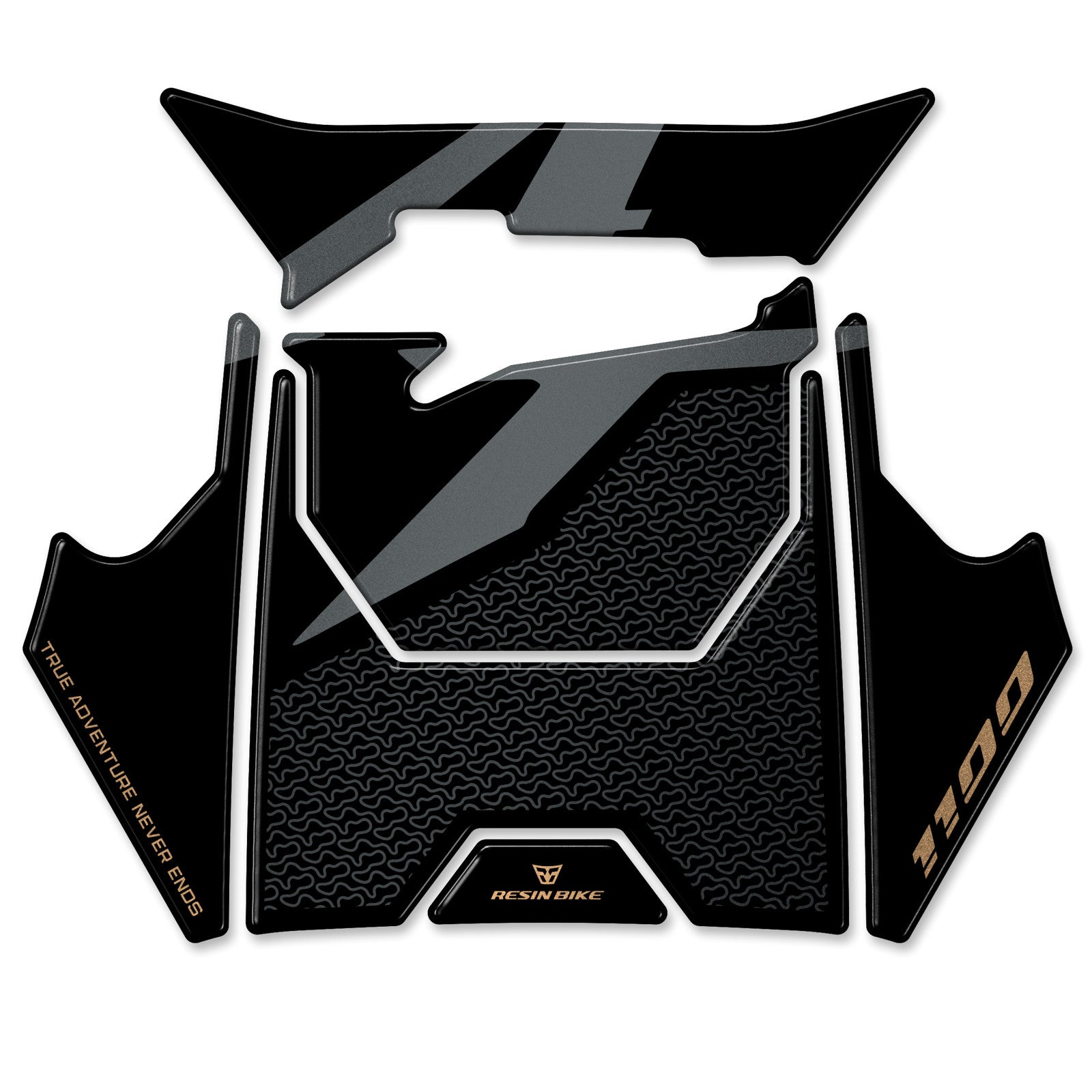 Resin Bike 3D Motorcycle Stickers - Tank Pad | Honda CRF 1100 L Africa Twin Adventure Sports 2024>2025 RB-1000729500002 - Pyramid Motorcycle Accessories